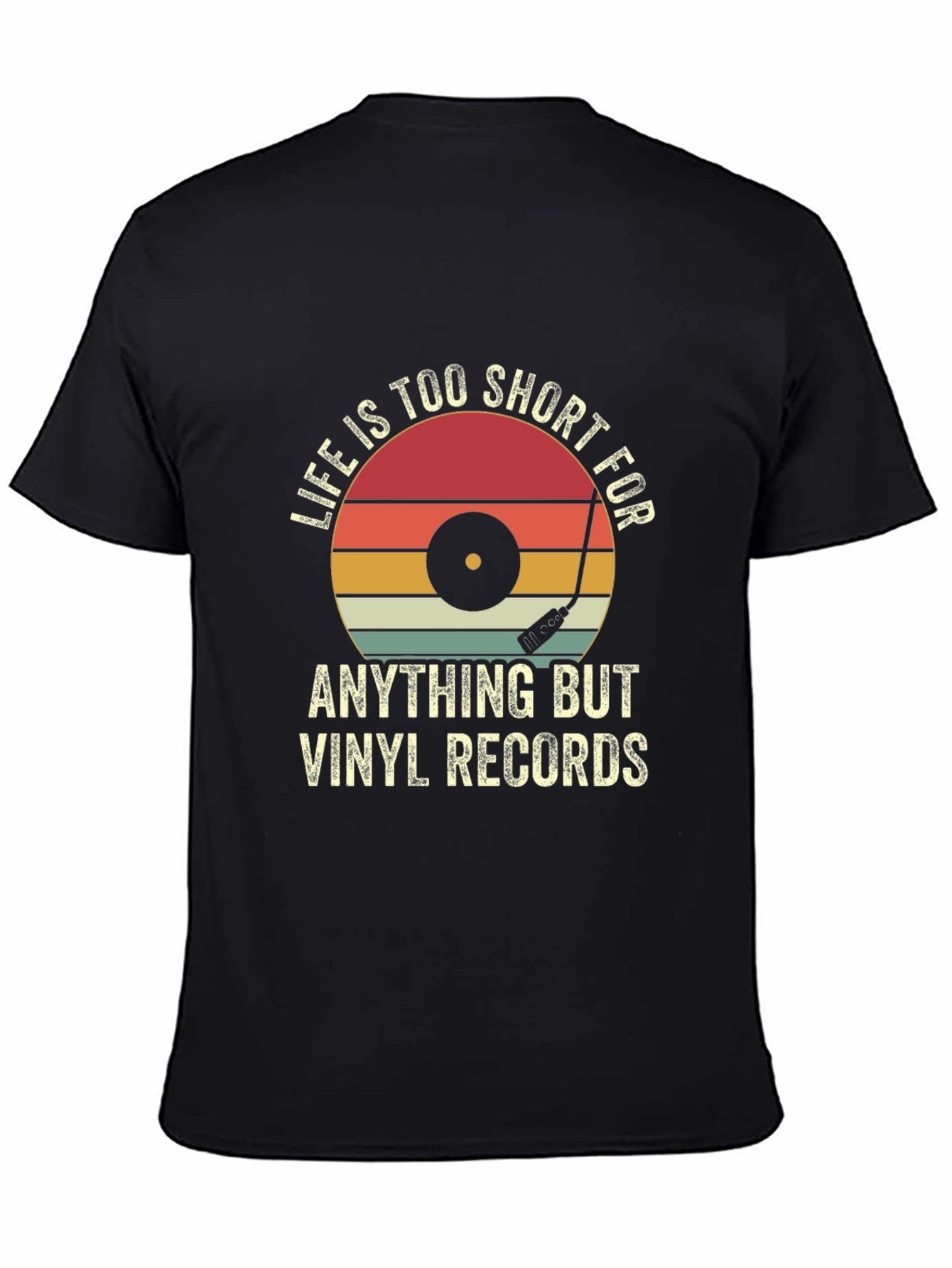 Vinyl Records Graphic T-Shirt