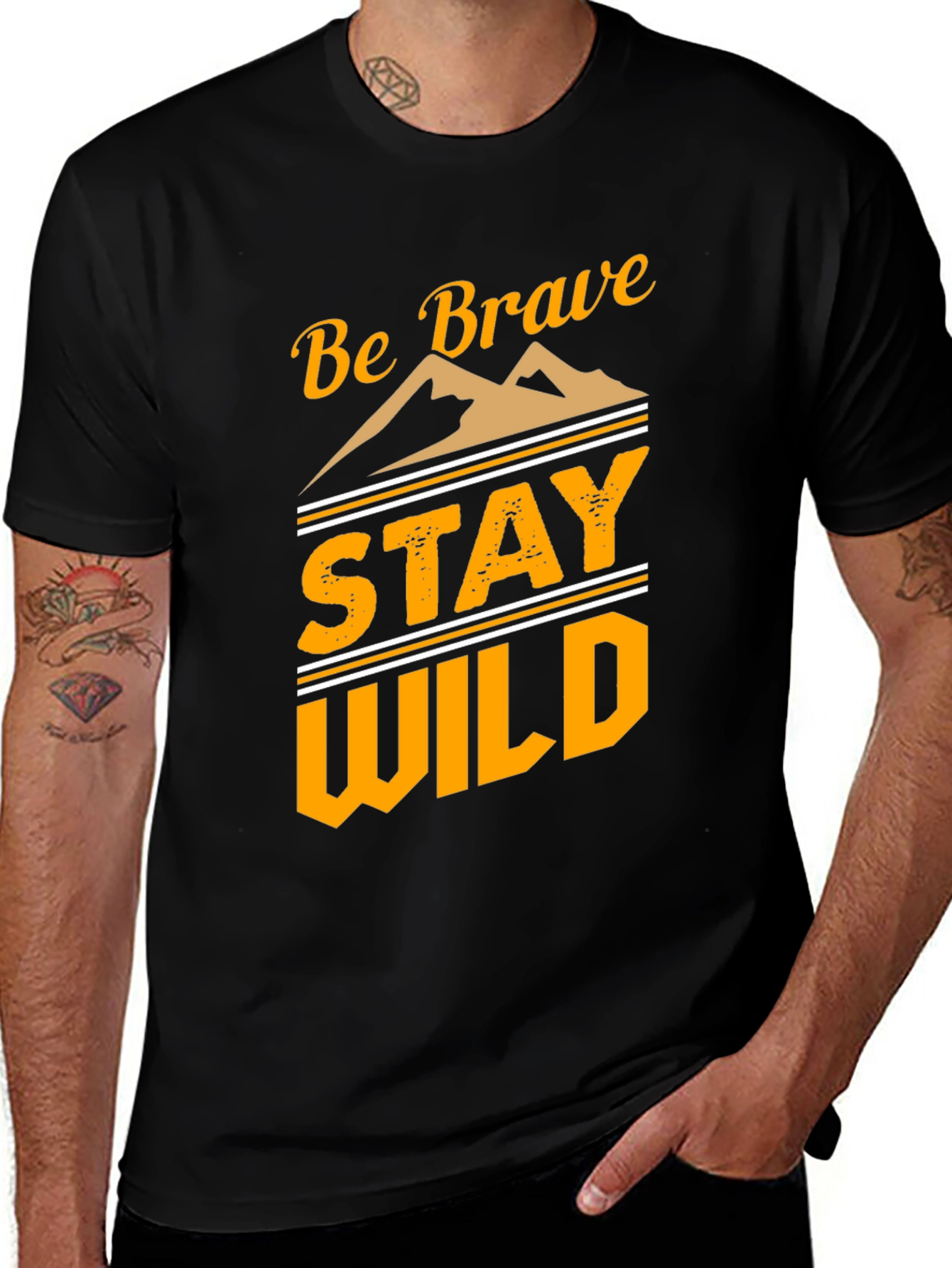 Be Brave Stay Wild Graphic Tee