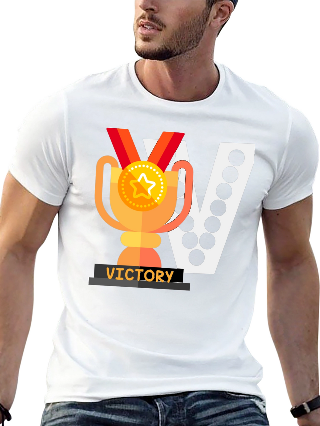 Victory T-Shirt - Graphic Print