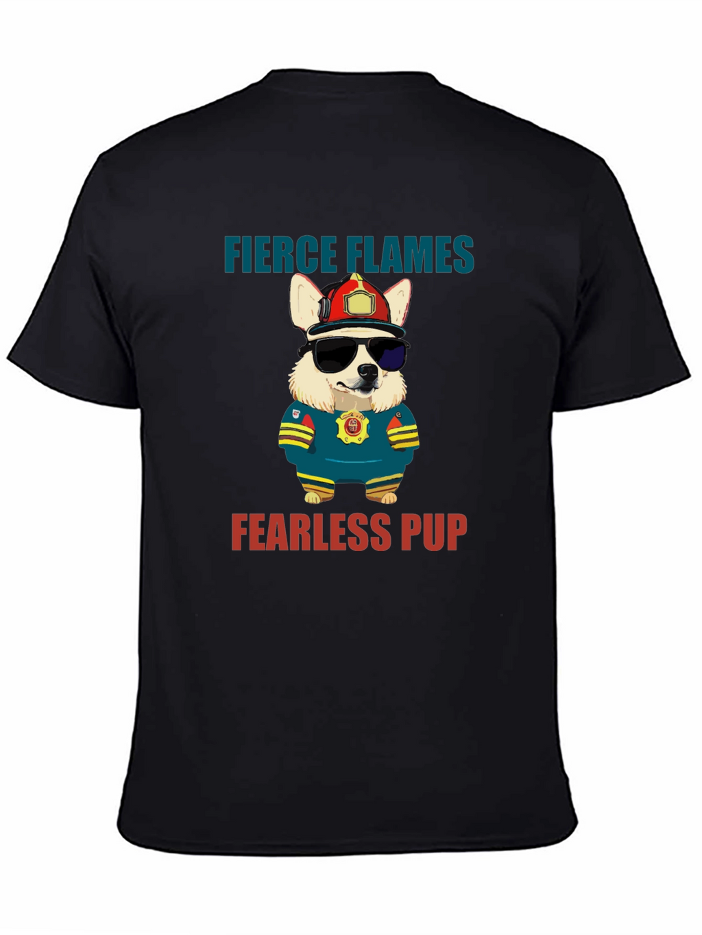 Fierce Flames Fearless Pup T-Shirt