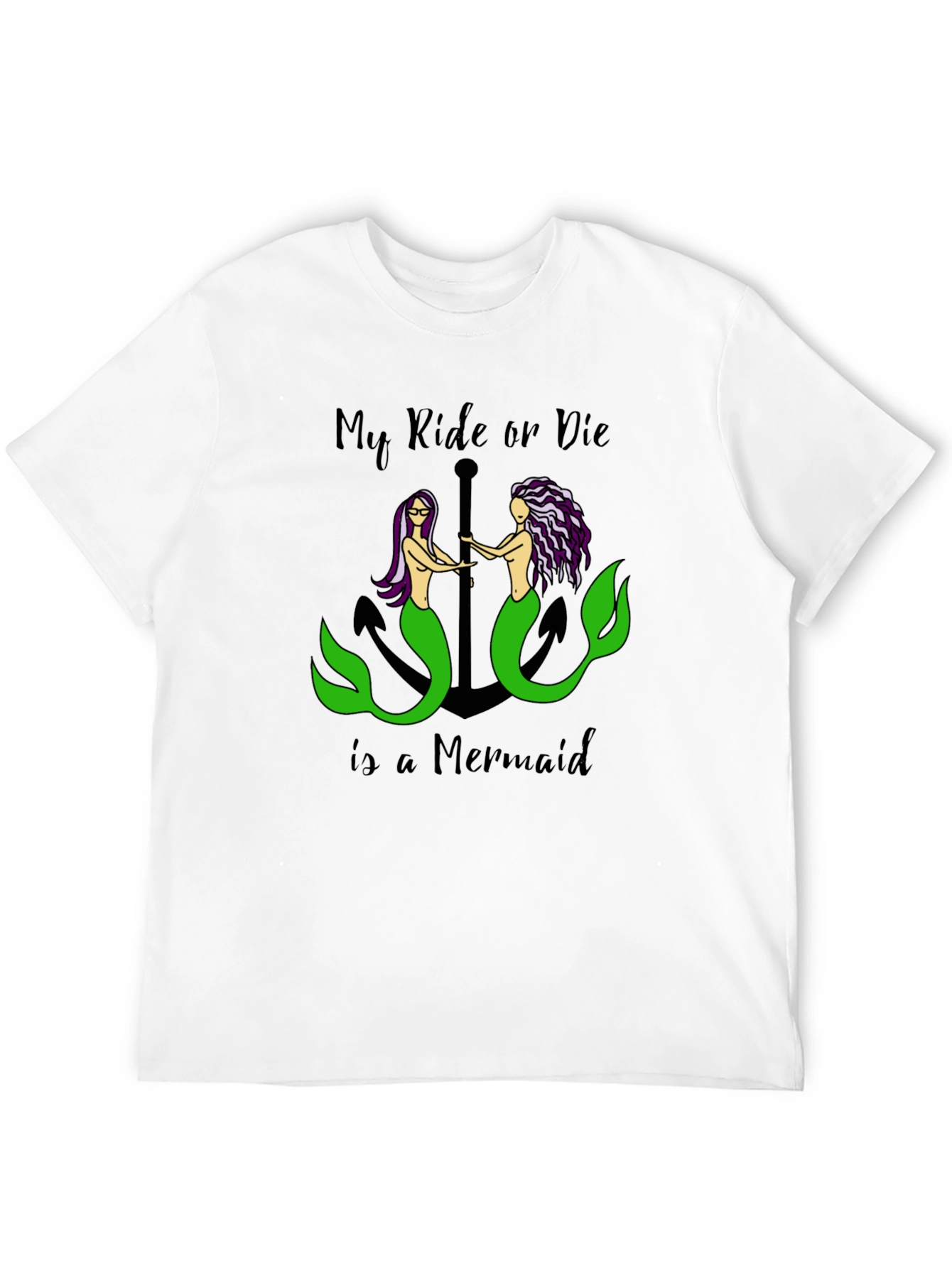 Ride or Die Mermaid Graphic Tee
