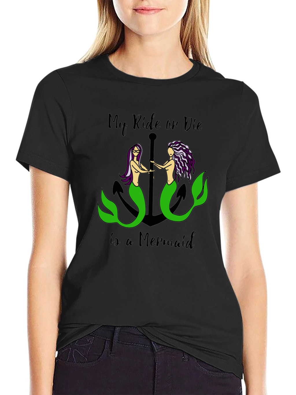 Ride or Die Mermaid Graphic Tee
