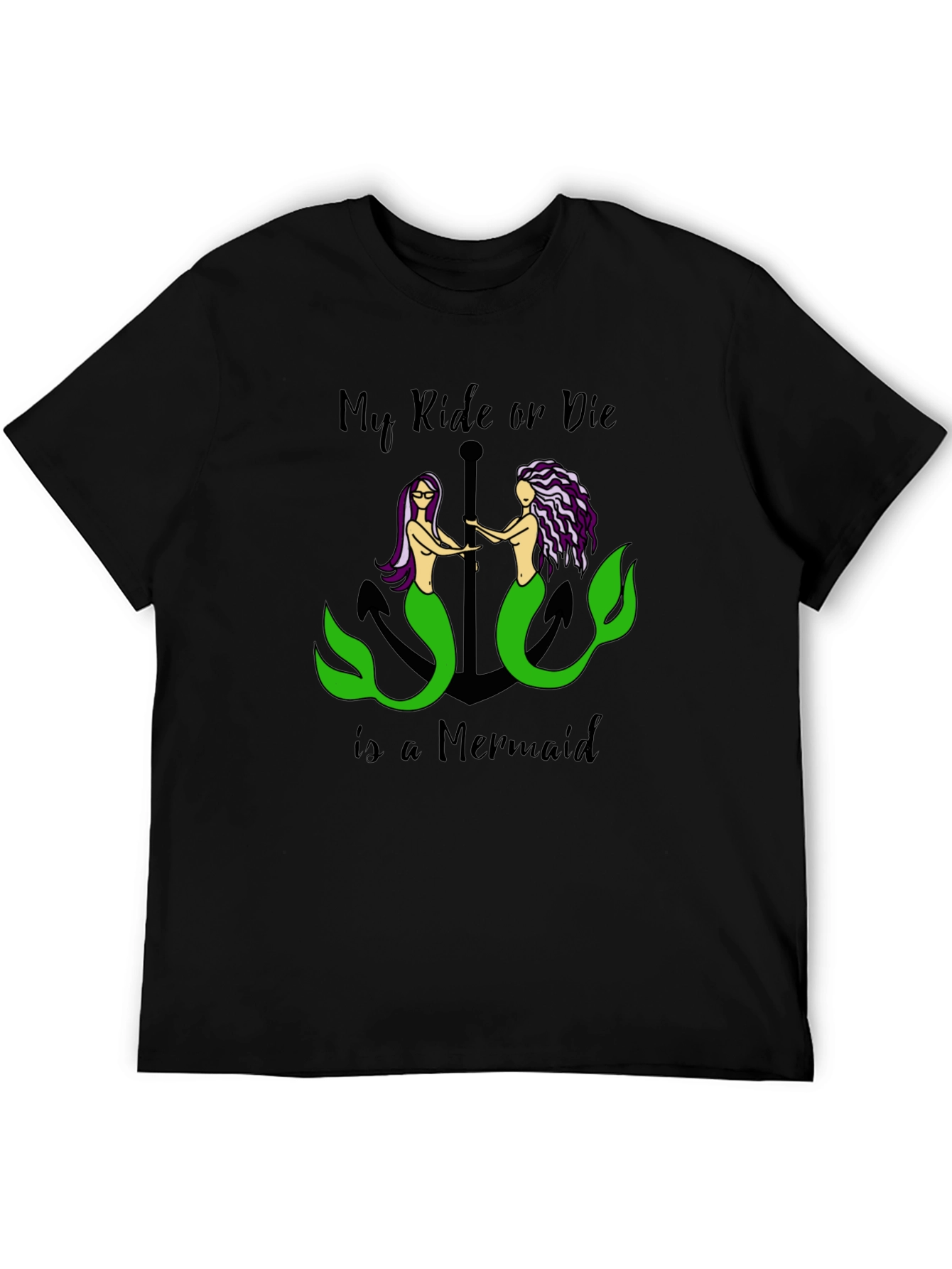 Ride or Die Mermaid Graphic Tee