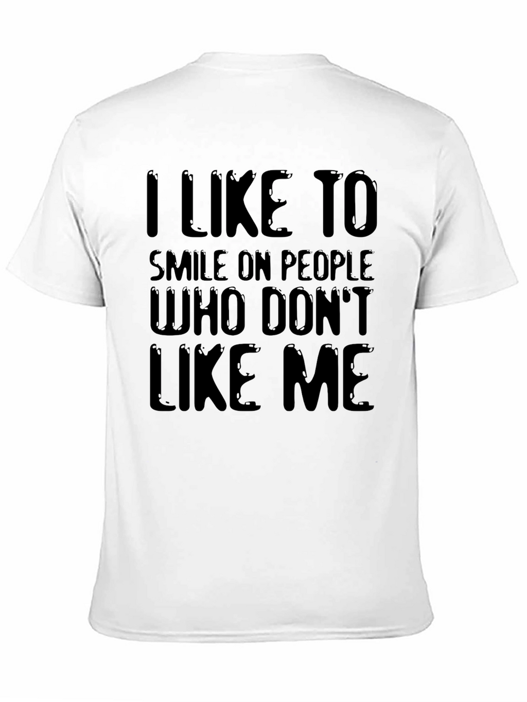 I Like To Smile T-Shirt - Black Graphic Tee