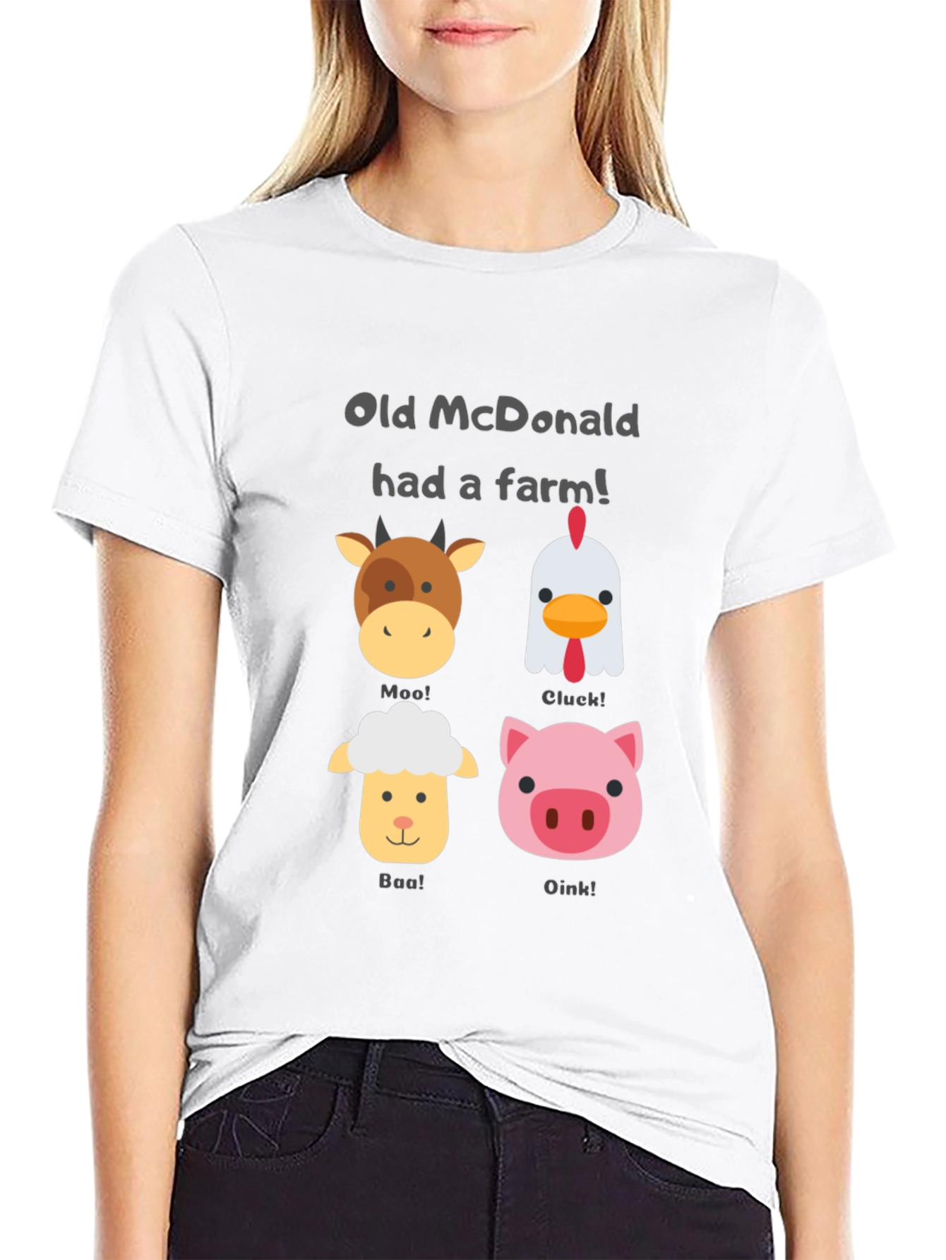 Old McDonald Farm Animal T-Shirt