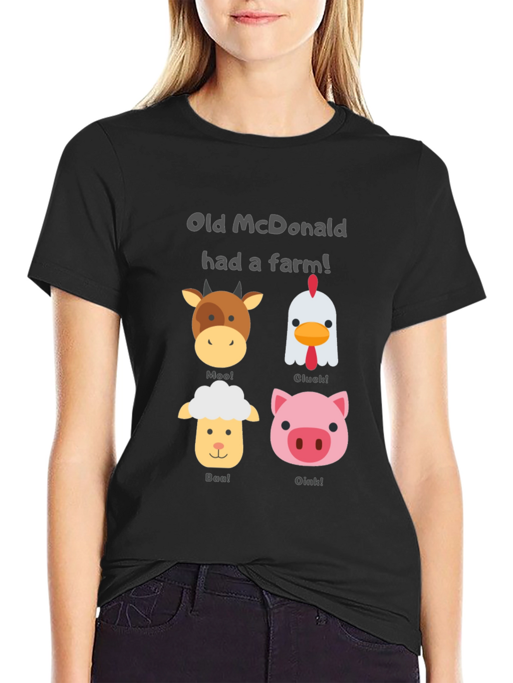 Old McDonald Farm Animal T-Shirt