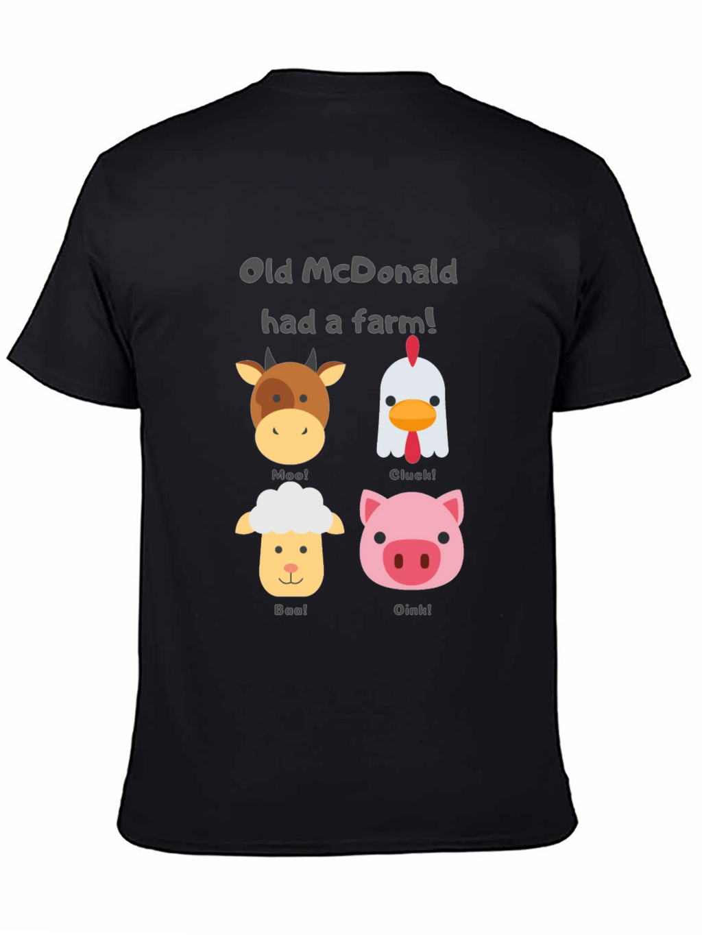 Old McDonald Farm Animal T-Shirt