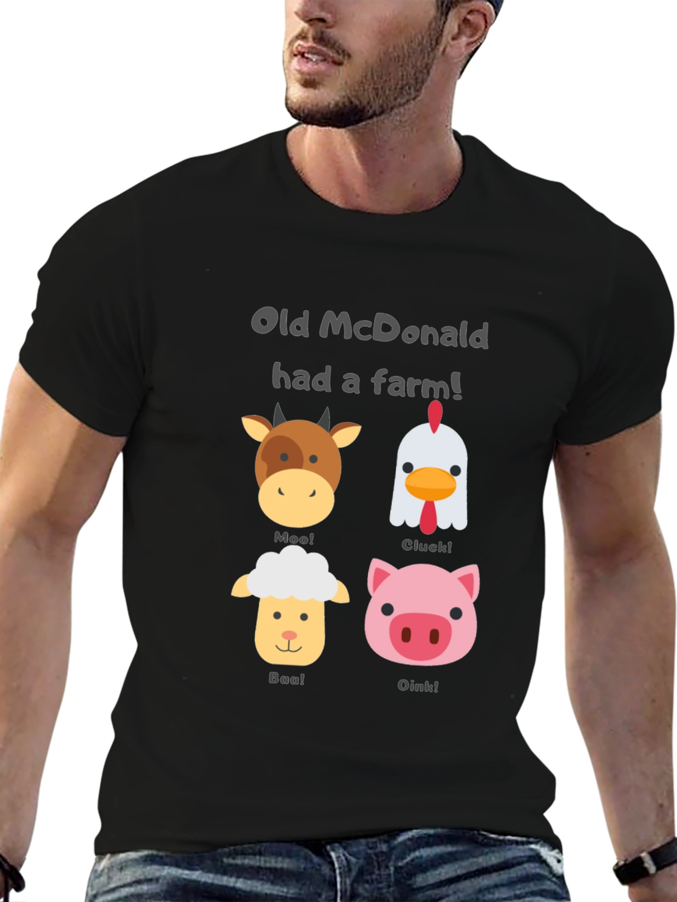 Old McDonald Farm Animal T-Shirt
