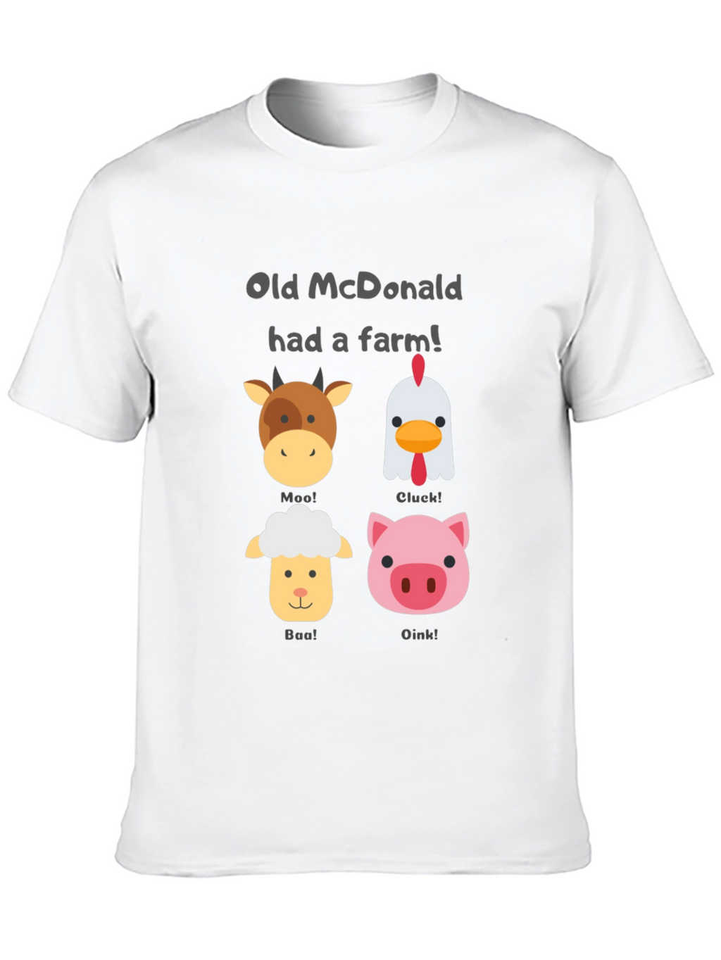 Old McDonald Farm Animal T-Shirt