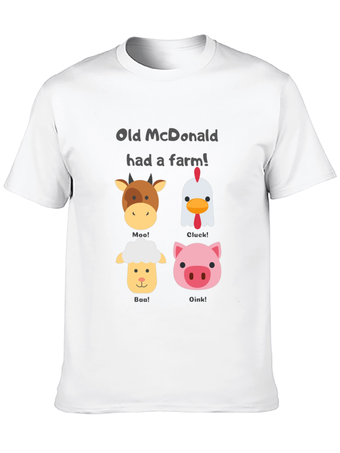 Old McDonald Farm Animal T-Shirt