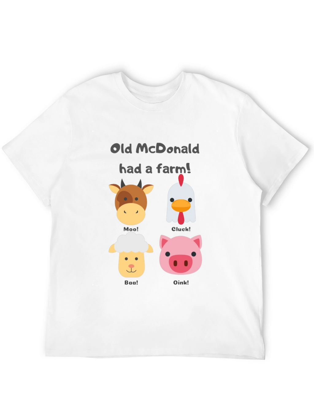 Old McDonald Farm Animal T-Shirt