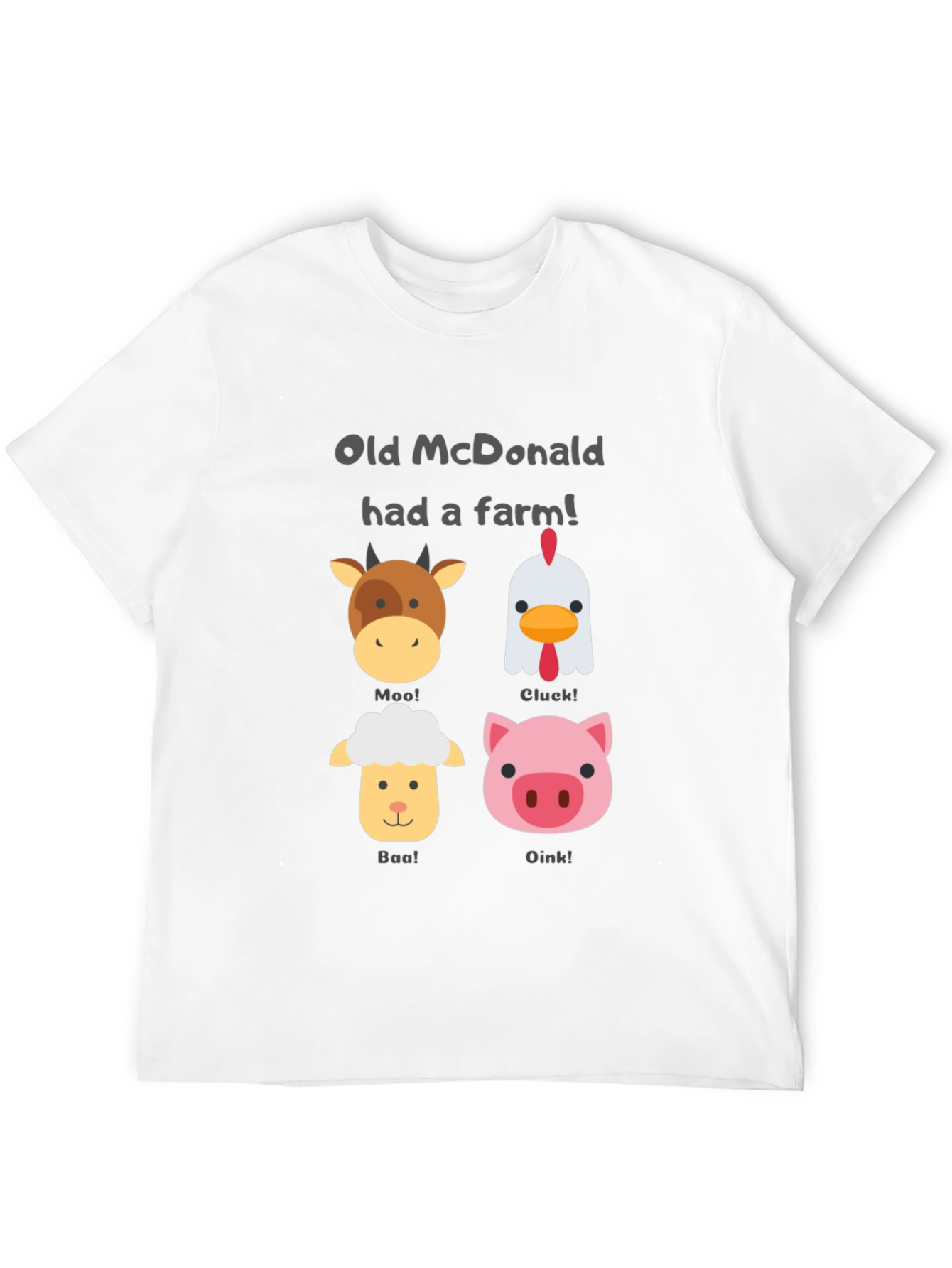 Old McDonald Farm Animal T-Shirt