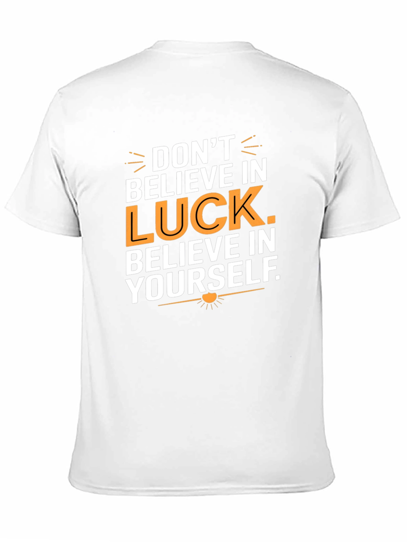 Believe In Yourself Graphic Tee - Motivational Black T-Shirt