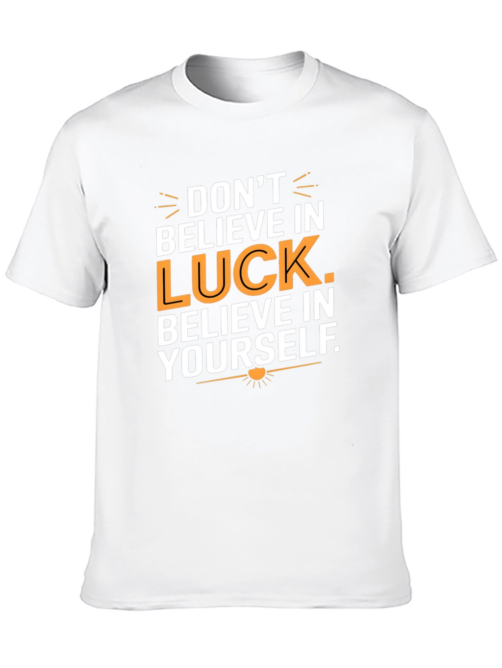 Believe In Yourself Graphic Tee - Motivational Black T-Shirt