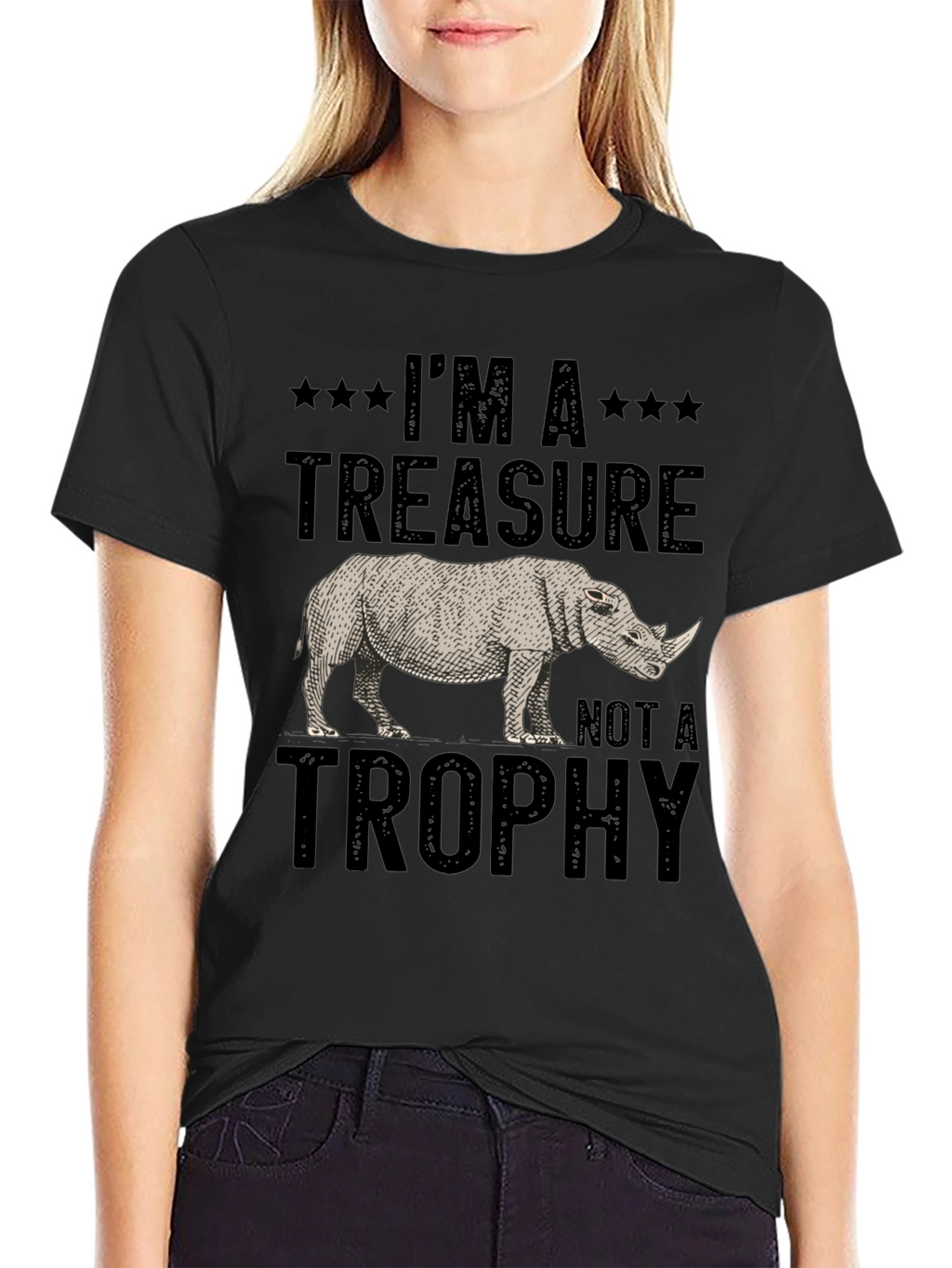 Rhino Treasure T-Shirt - Wildlife Conservation Tee