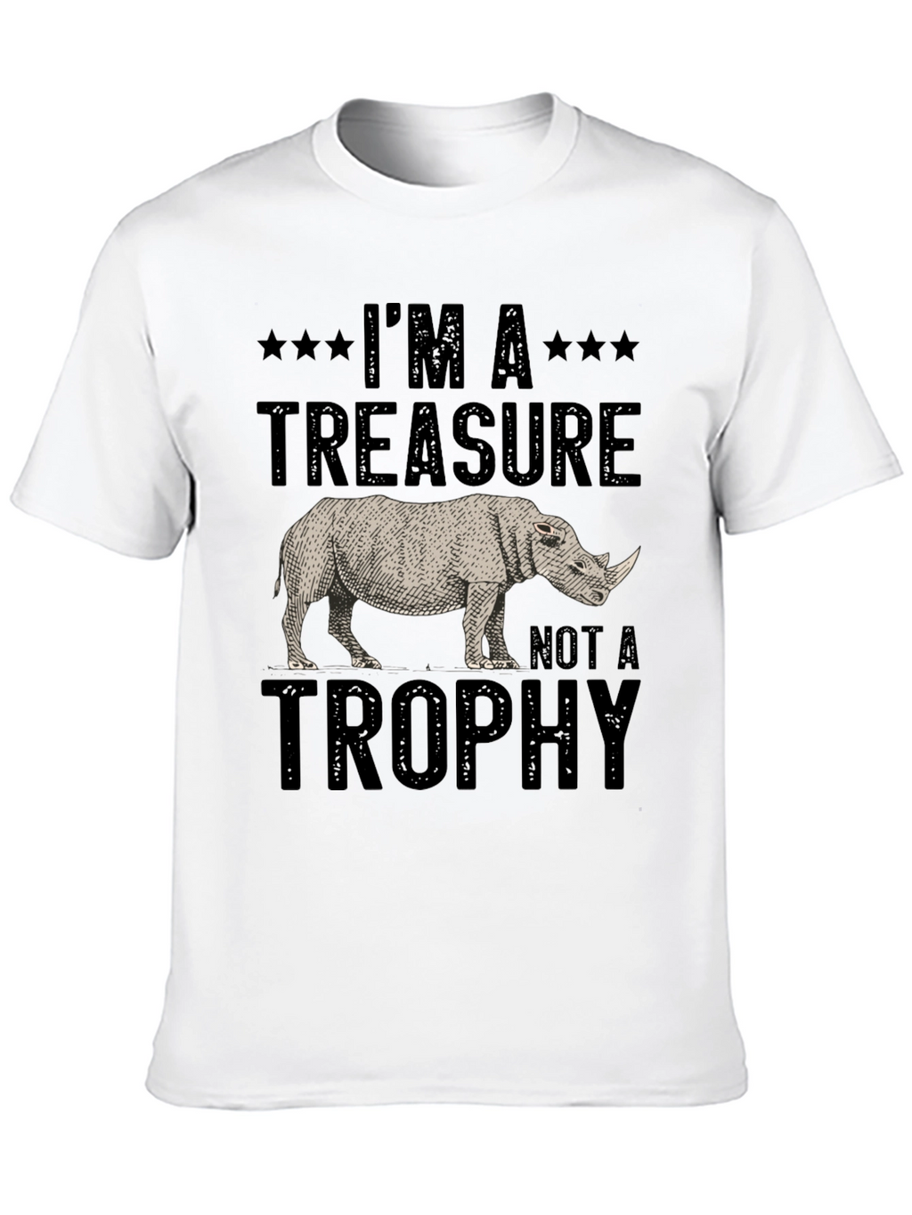 Rhino Treasure T-Shirt - Wildlife Conservation Tee