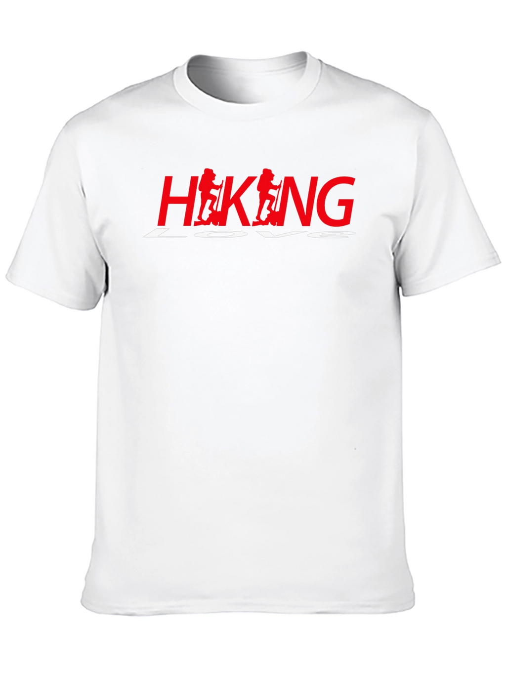 Hiking Love Graphic T-Shirt - Black