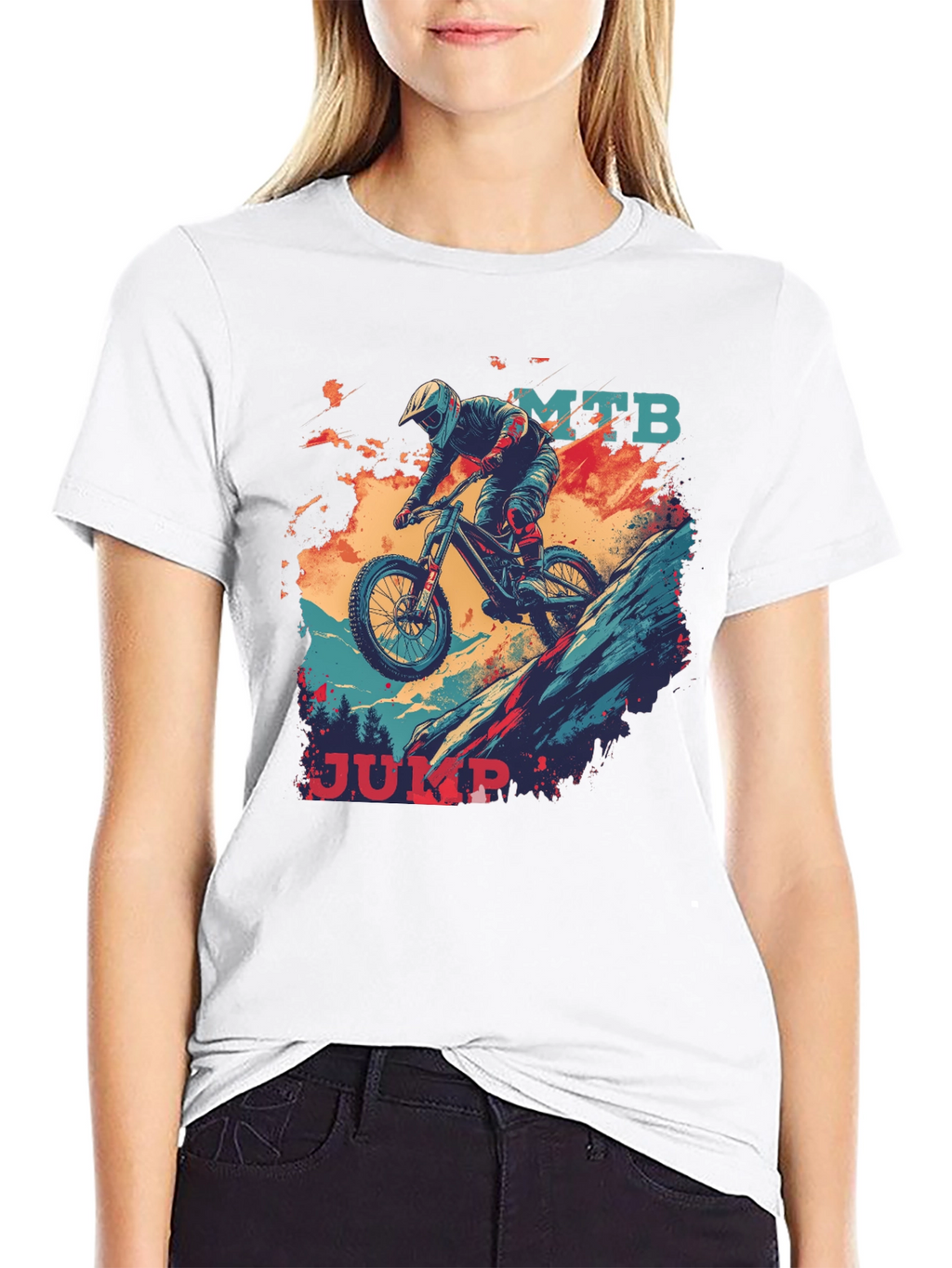 MTB Jump Graphic Tee - Black