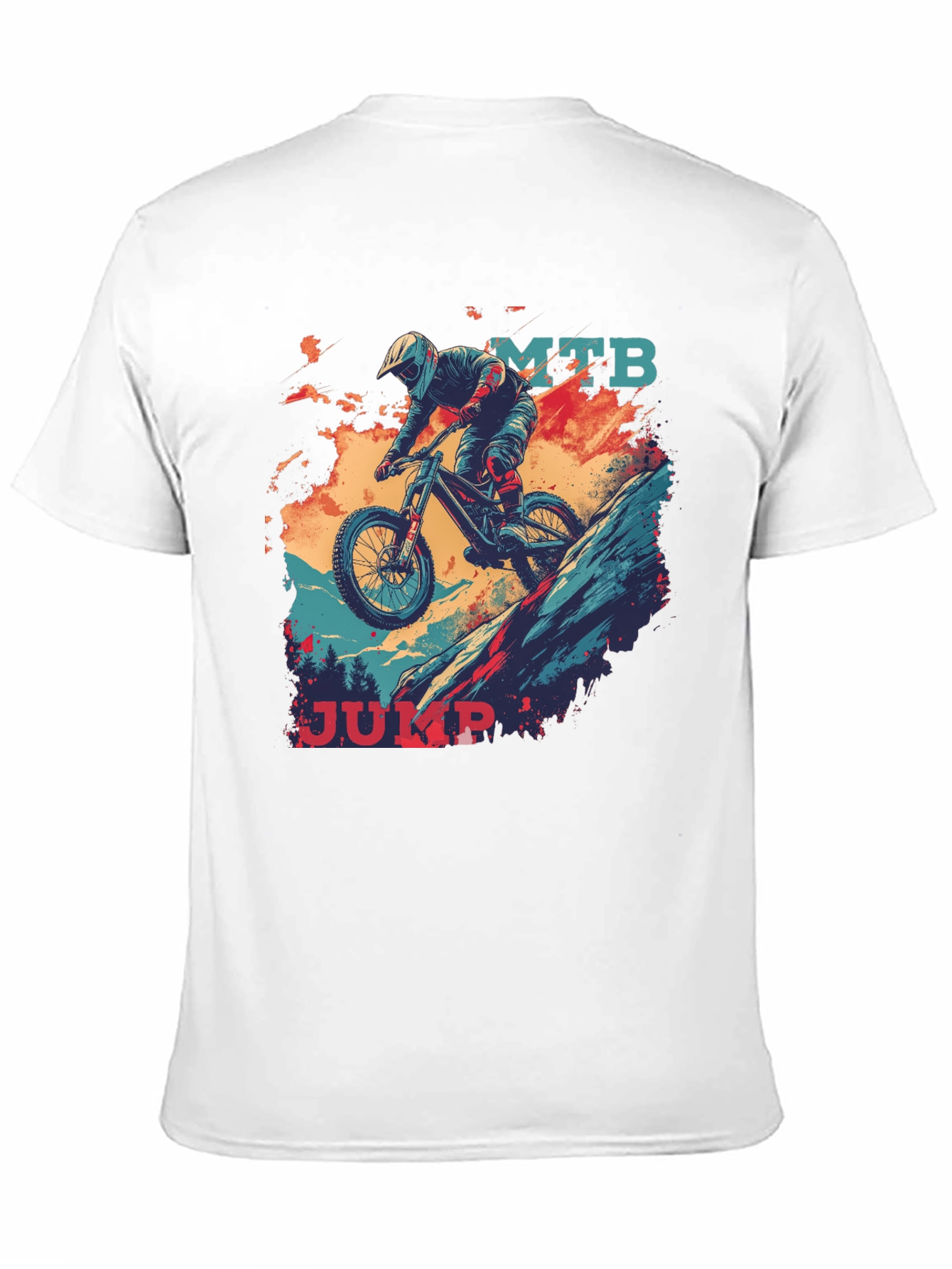 MTB Jump Graphic Tee - Black