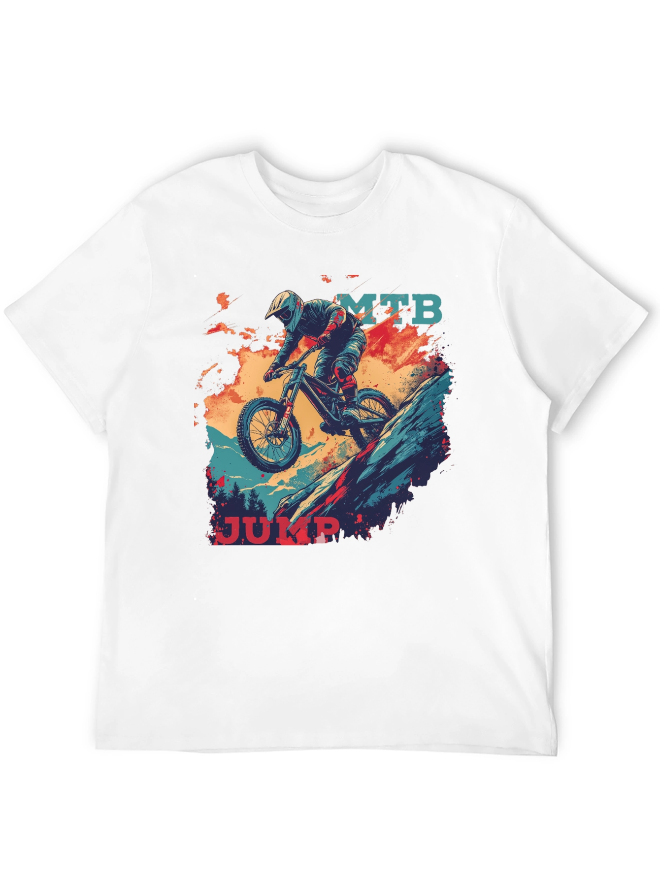 MTB Jump Graphic Tee - Black