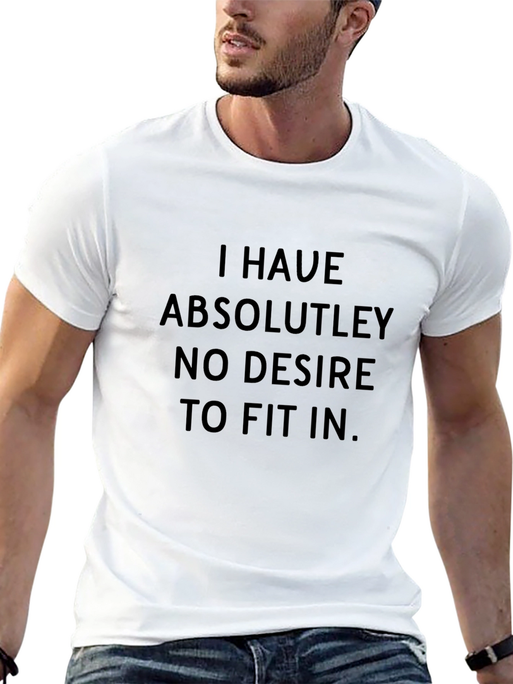 I Have Absolutely No Desire T-Shirt - Black