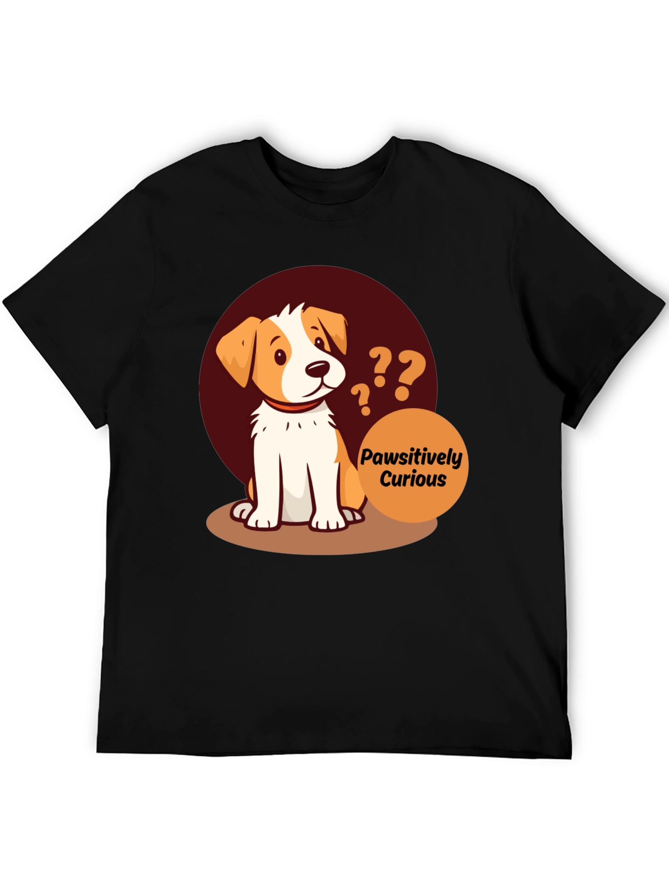 Pawsitively Curious Dog Graphic Tee