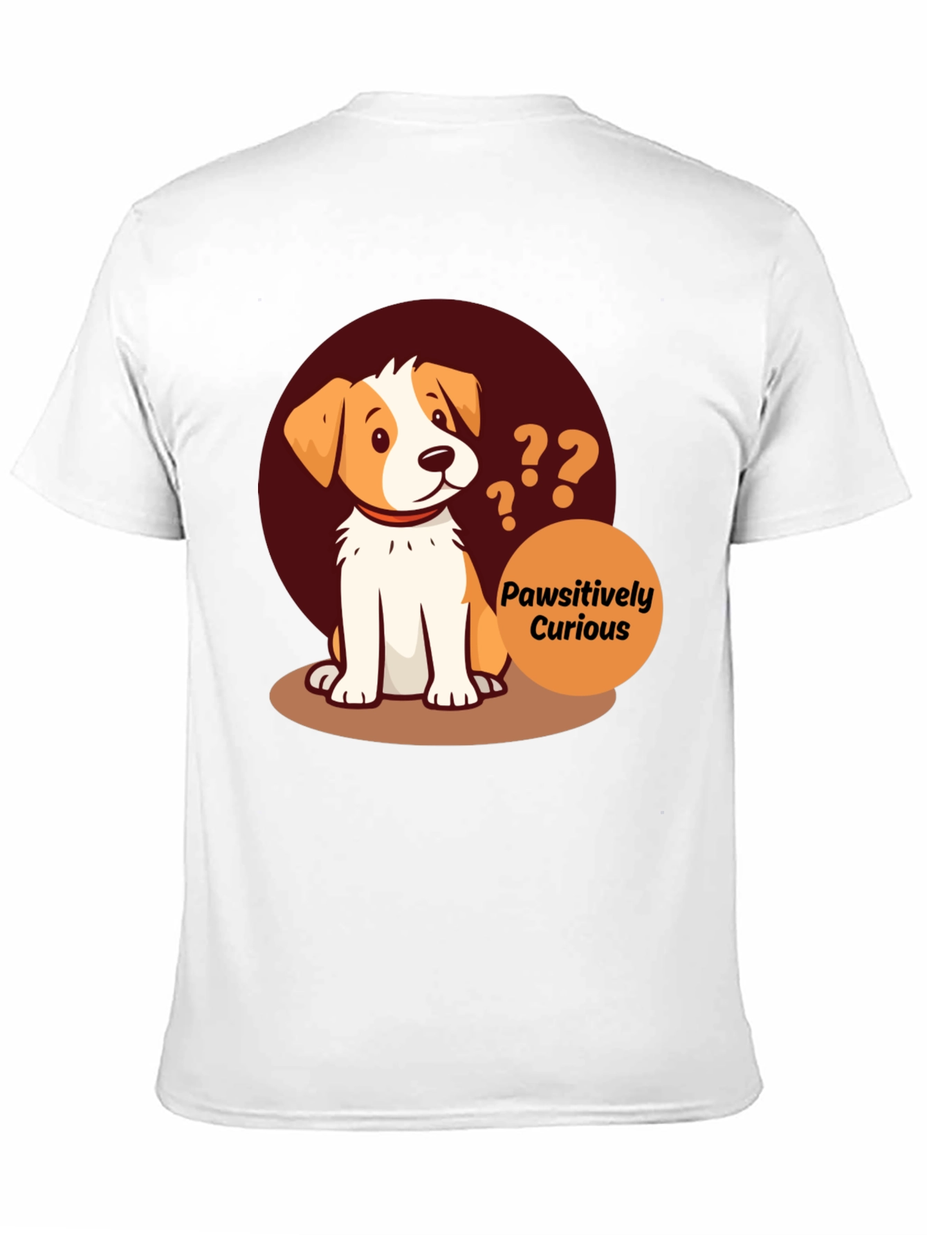 Pawsitively Curious Dog Graphic Tee