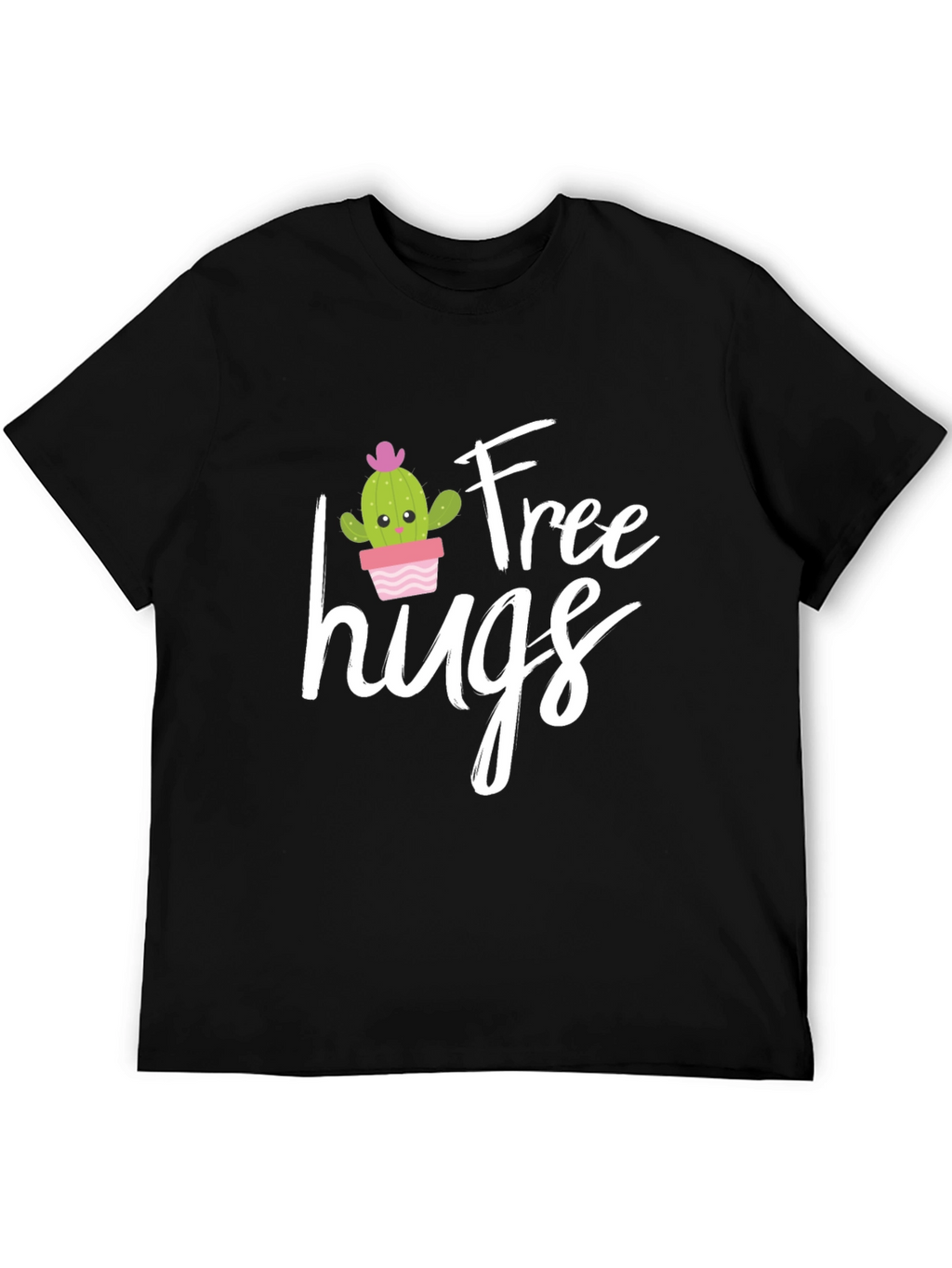 Free Hugs Graphic Tee - Cactus T-Shirt