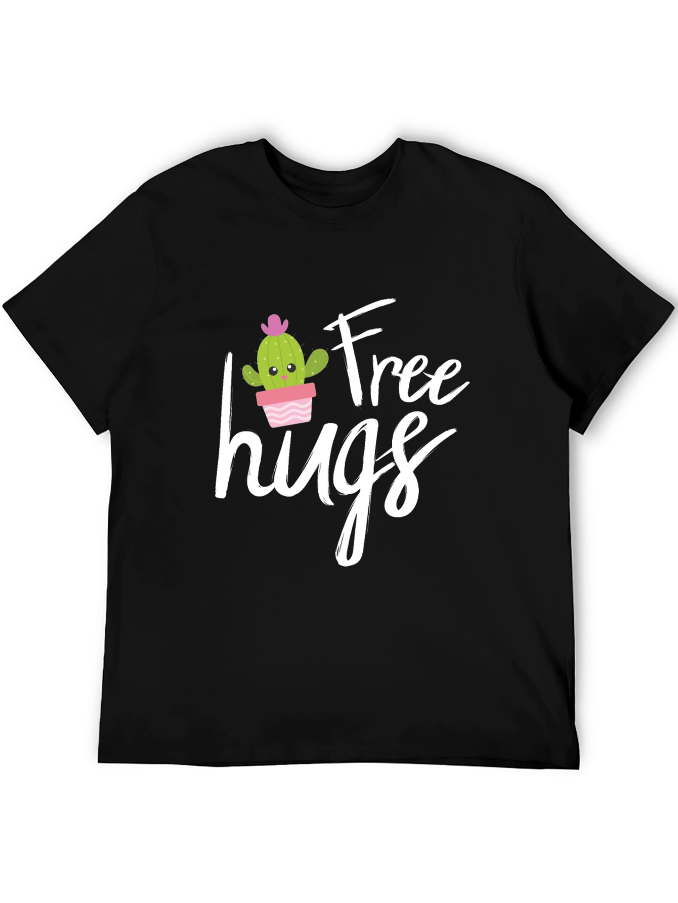 Free Hugs Graphic Tee - Cactus T-Shirt