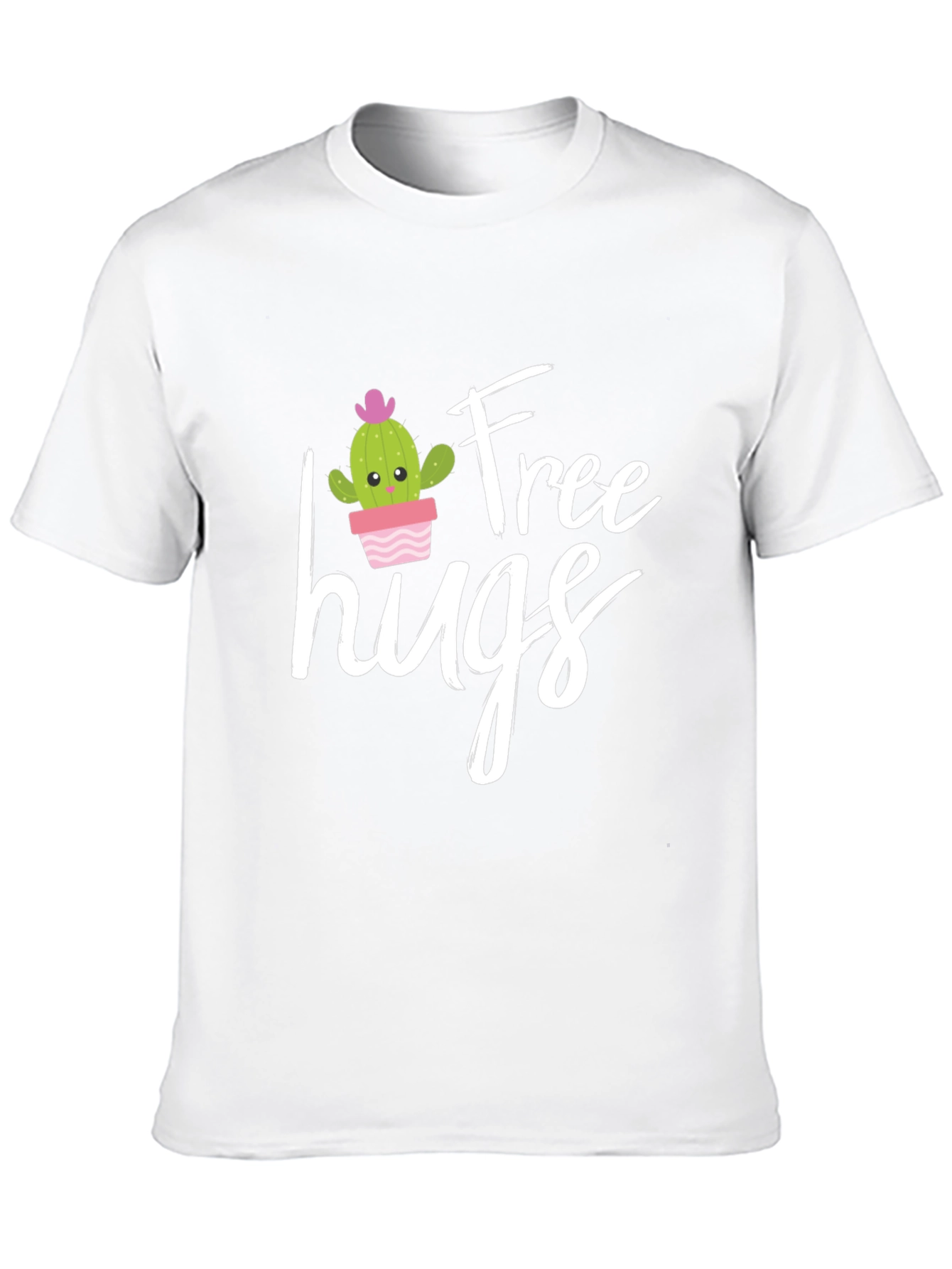 Free Hugs Graphic Tee - Cactus T-Shirt
