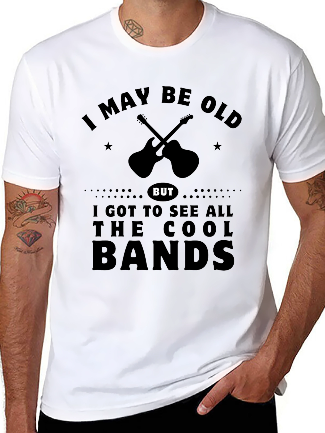 I May Be Old But Cool Bands T-Shirt