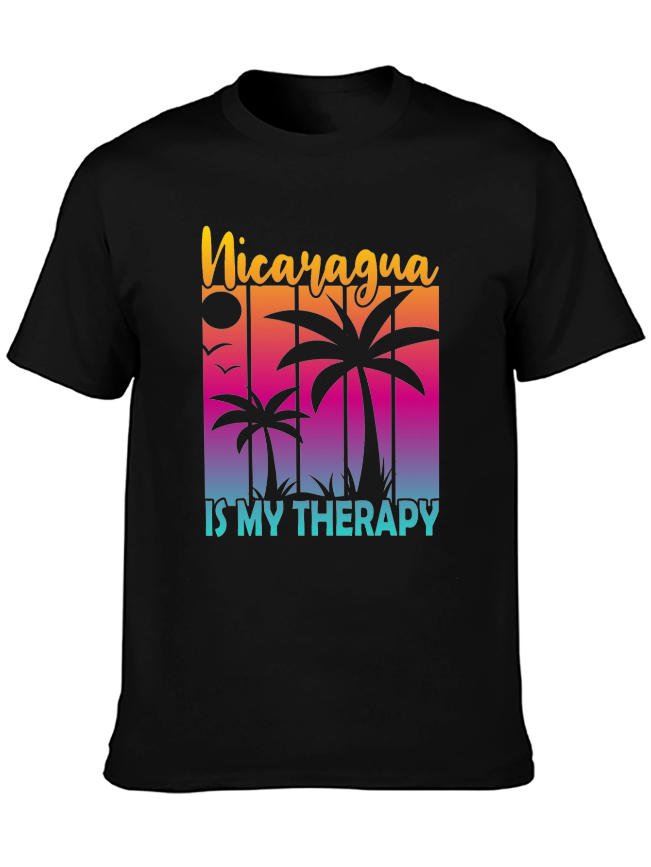 Nicaragua Therapy T-Shirt Tropical Tee