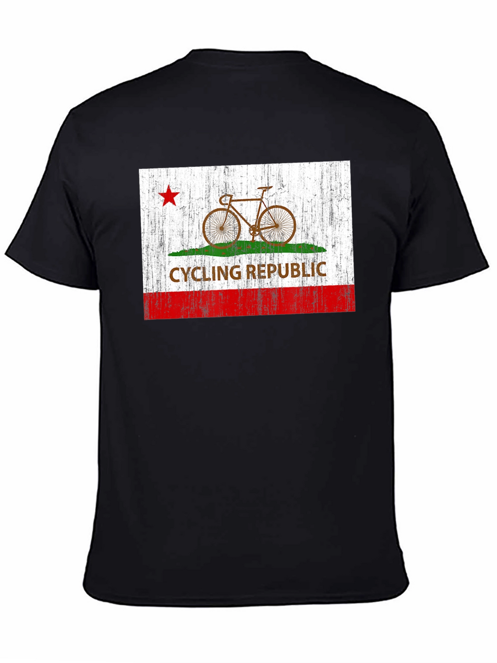 Cycling Republic Graphic Tee - Black Cotton T-Shirt