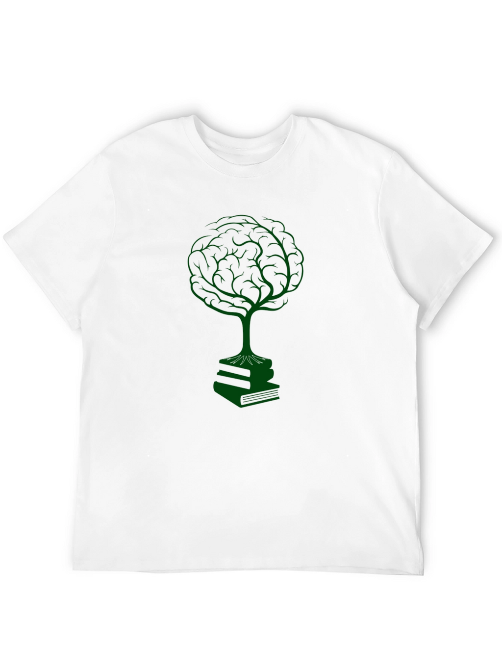 Brain Tree on Books T-Shirt - Knowledge is Power