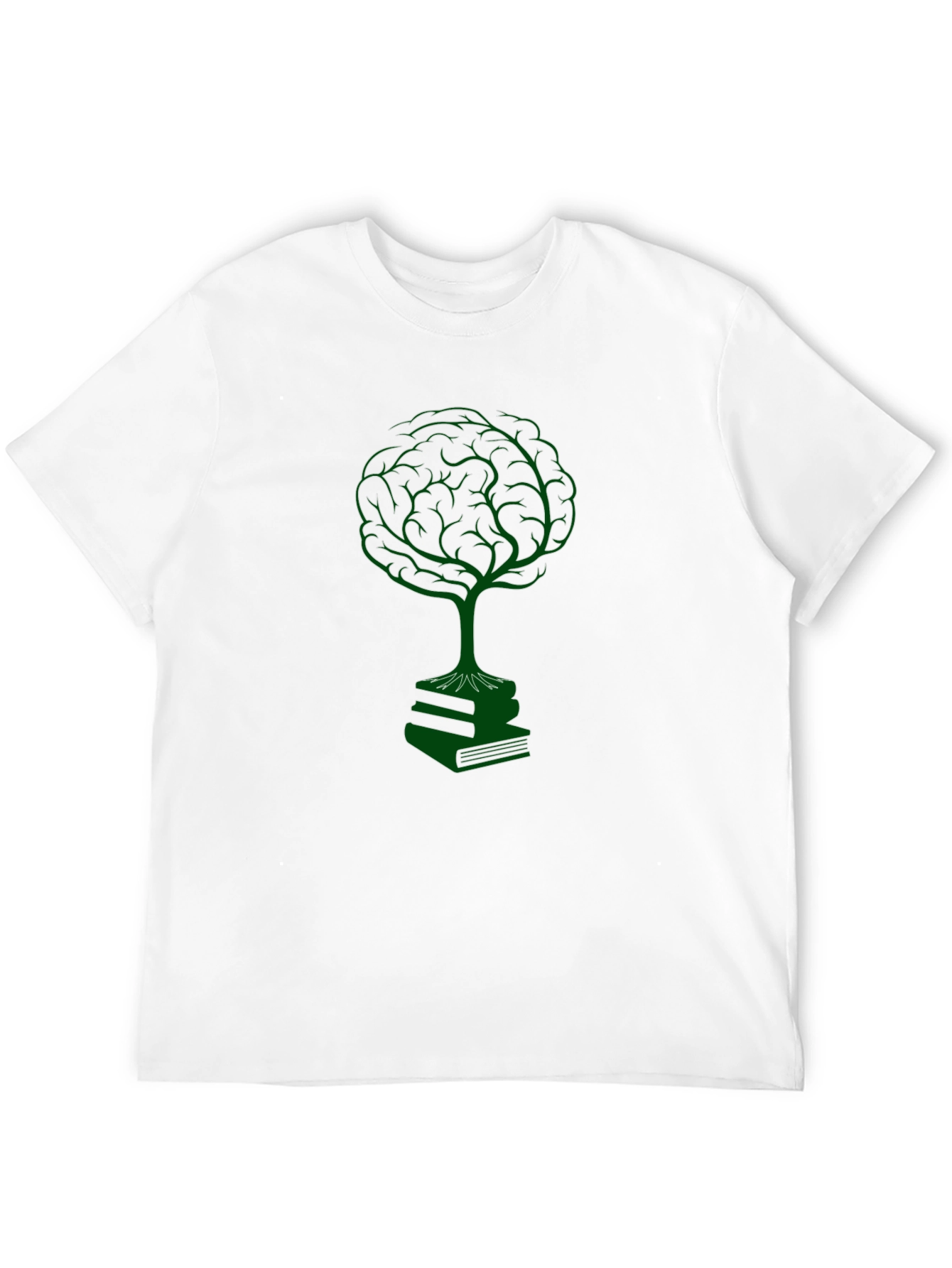 Brain Tree on Books T-Shirt - Knowledge is Power