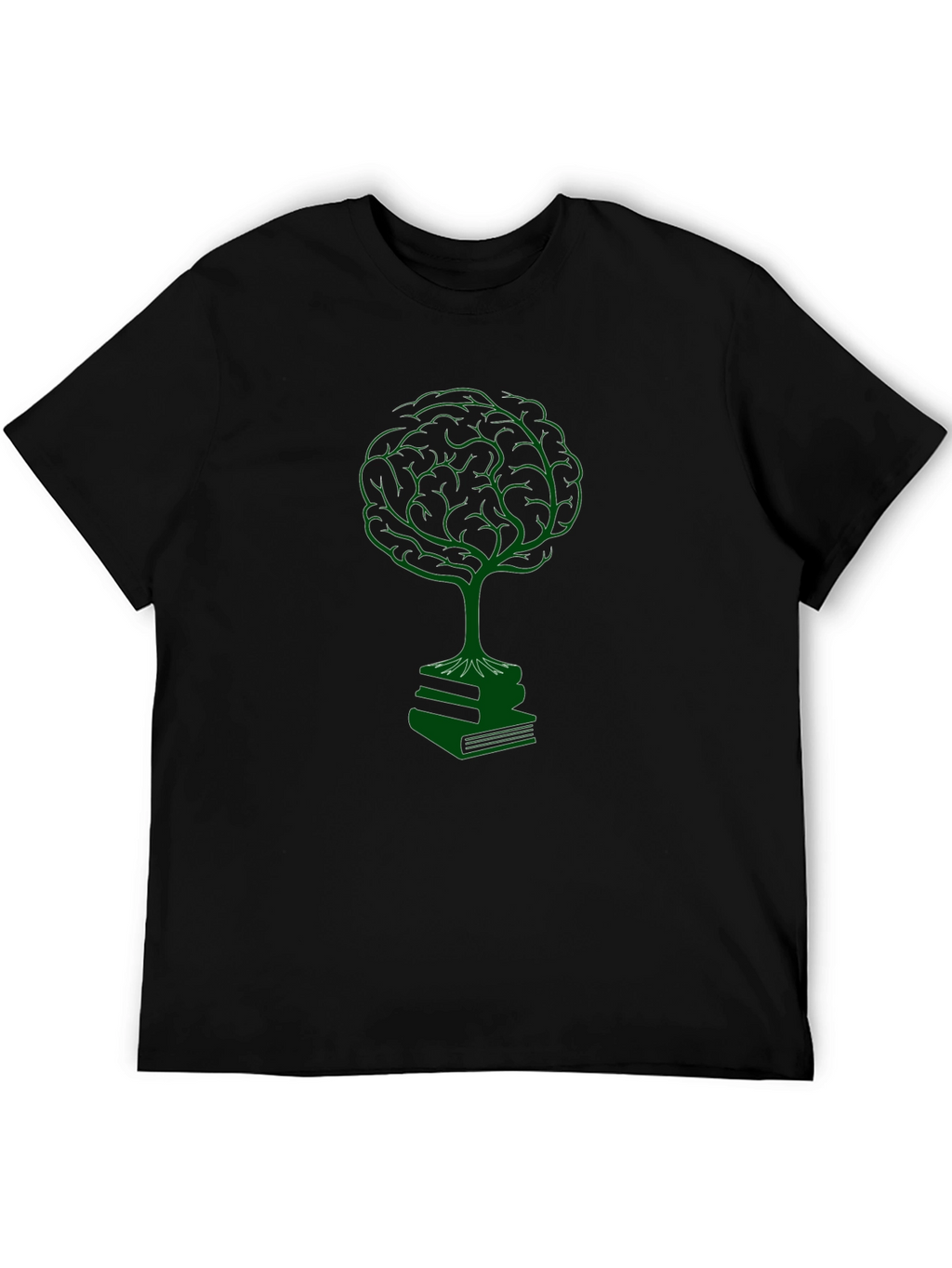Brain Tree on Books T-Shirt - Knowledge is Power