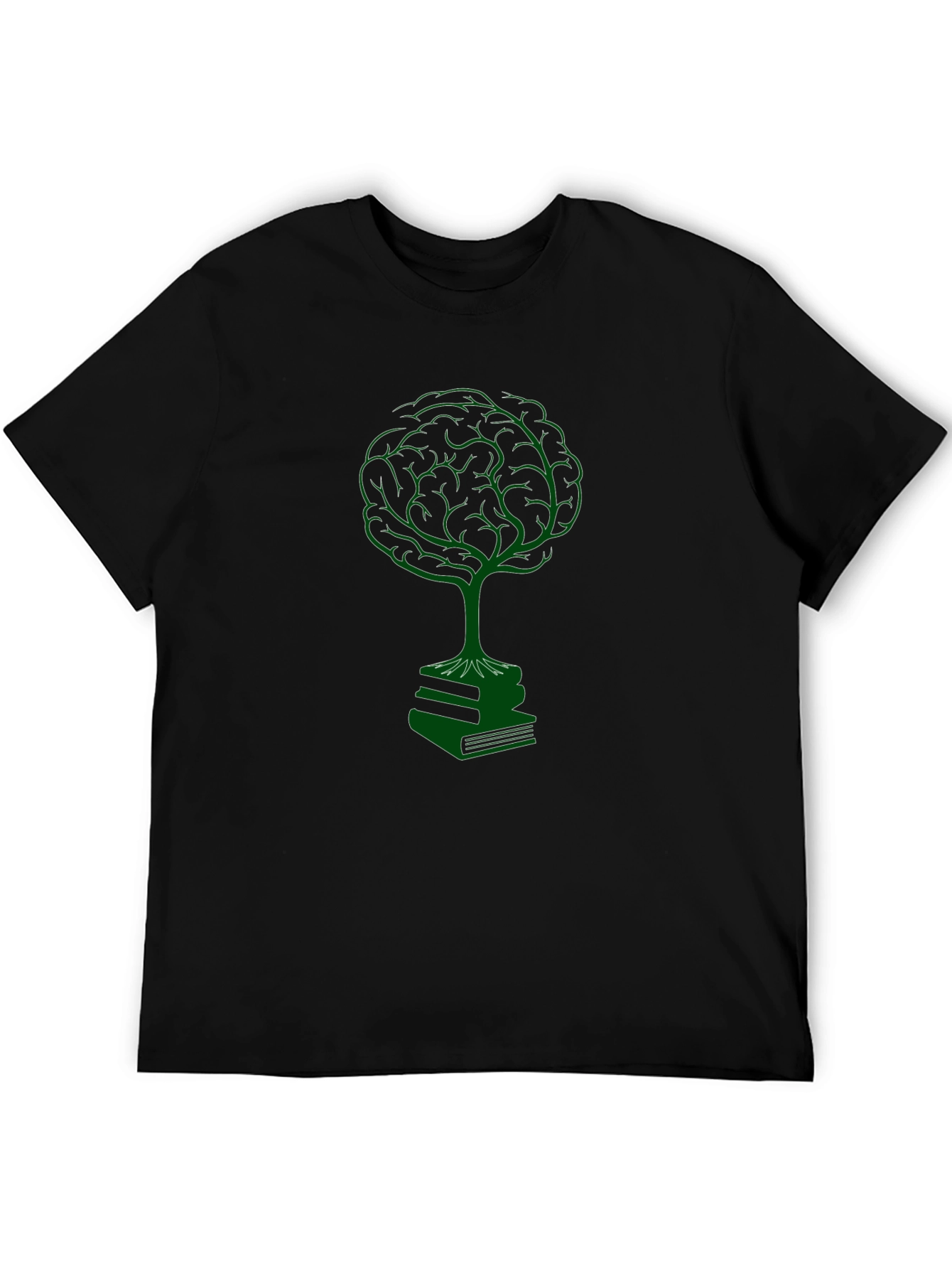 Brain Tree on Books T-Shirt - Knowledge is Power