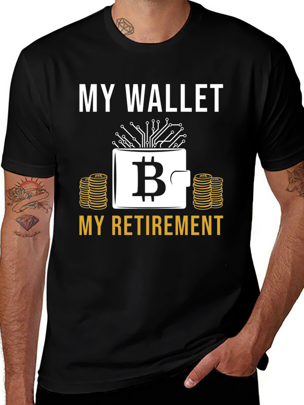 Bitcoin Retirement T-Shirt Crypto Investor