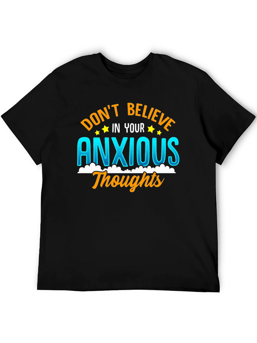 Anxious Thoughts Graphic Tee - Mental Health Awareness T-Shirt