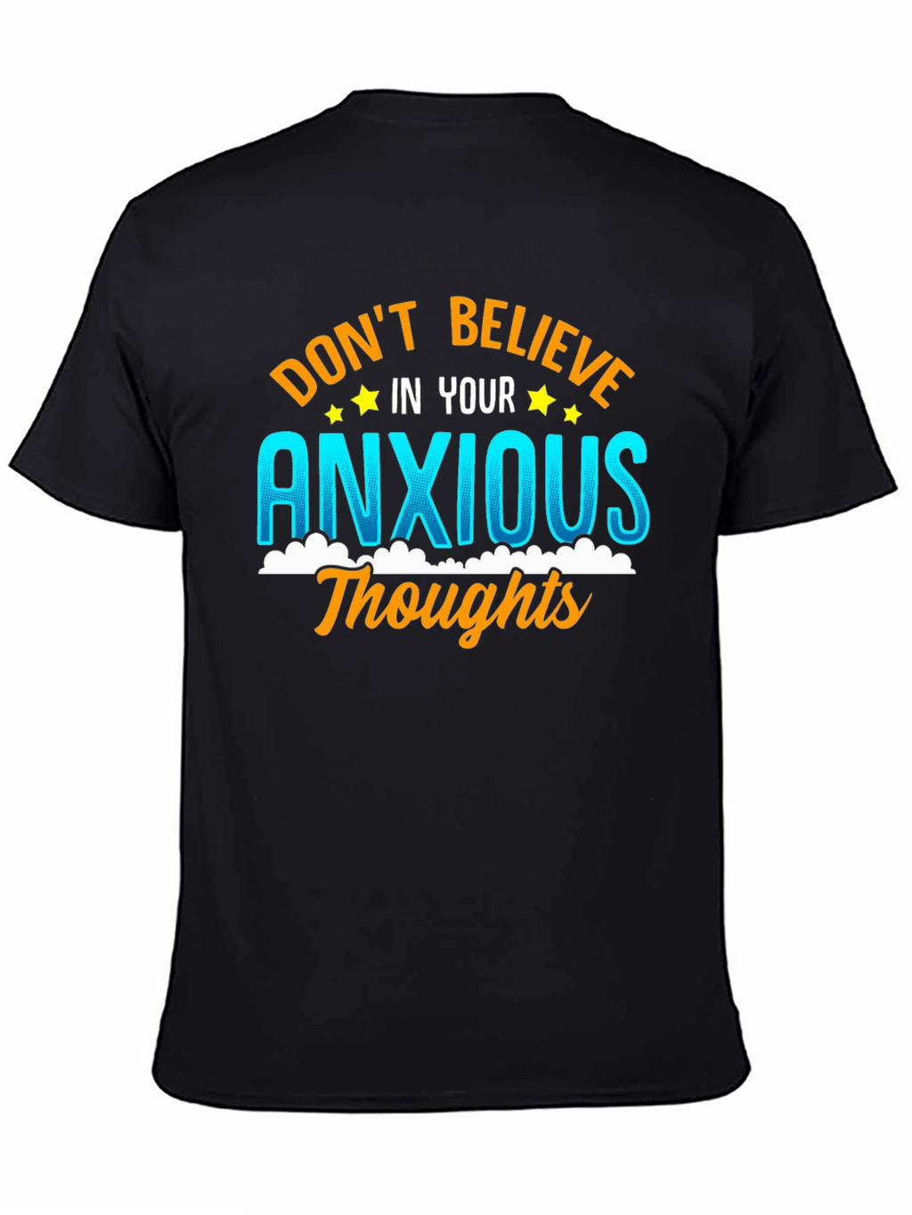 Anxious Thoughts Graphic Tee - Mental Health Awareness T-Shirt