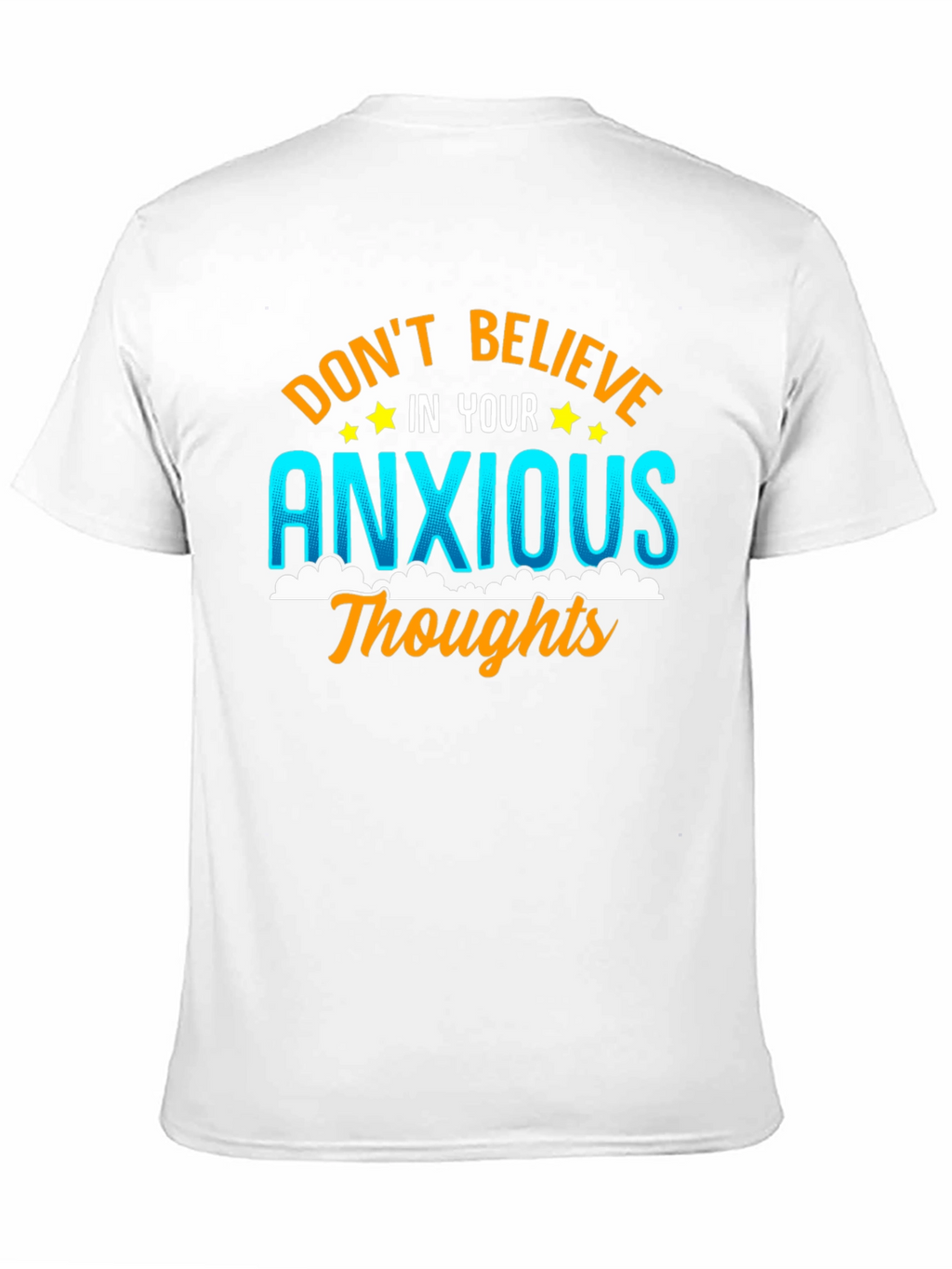 Anxious Thoughts Graphic Tee - Mental Health Awareness T-Shirt
