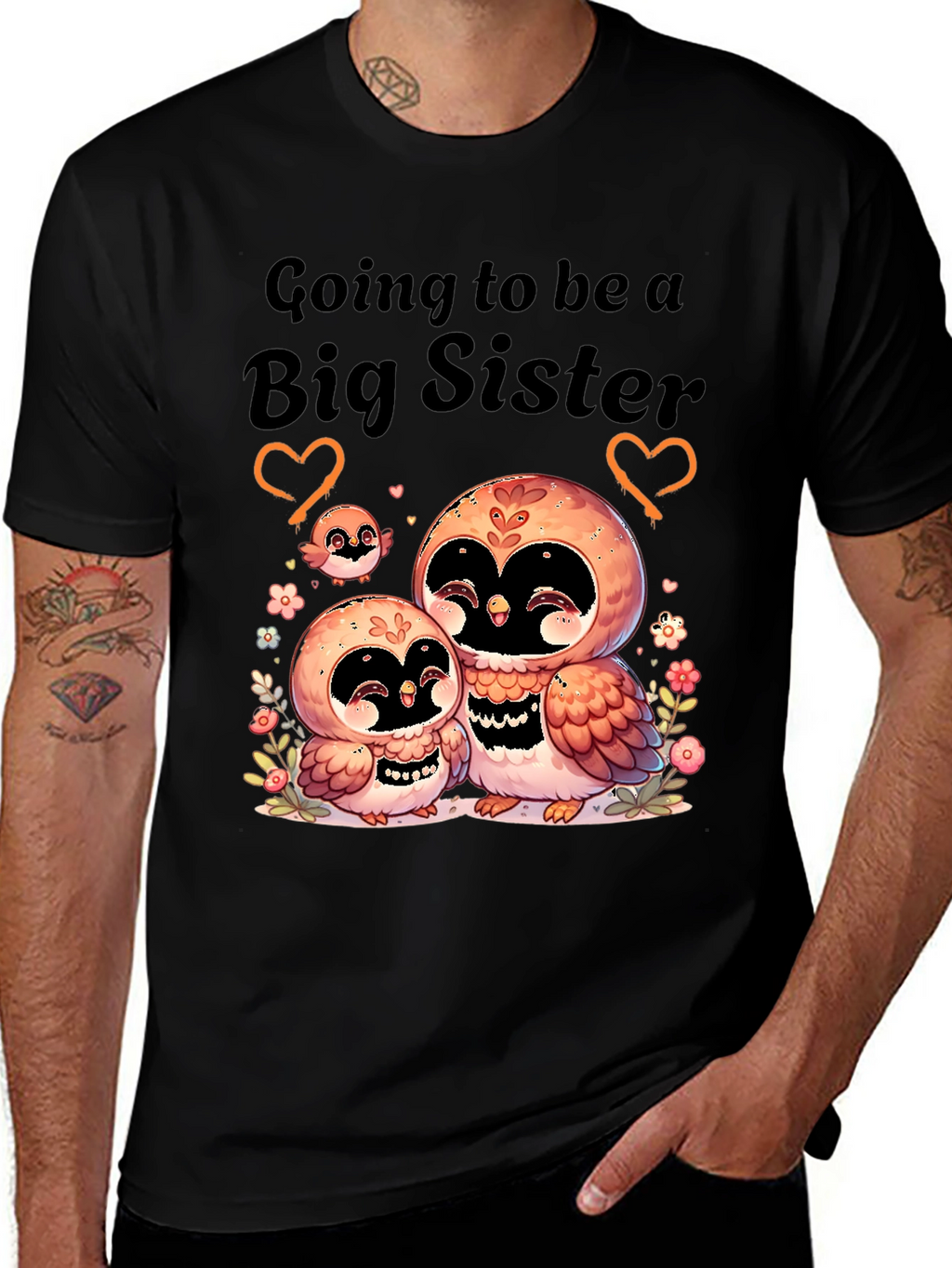 Big Sister Owl T-Shirt