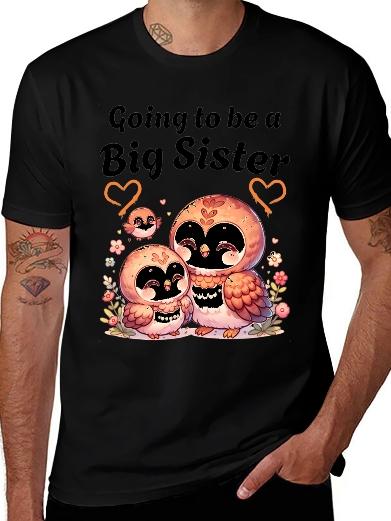 Big Sister Owl T-Shirt