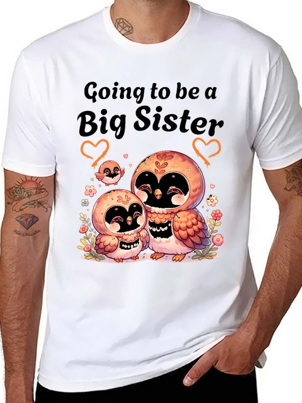 Big Sister Owl T-Shirt