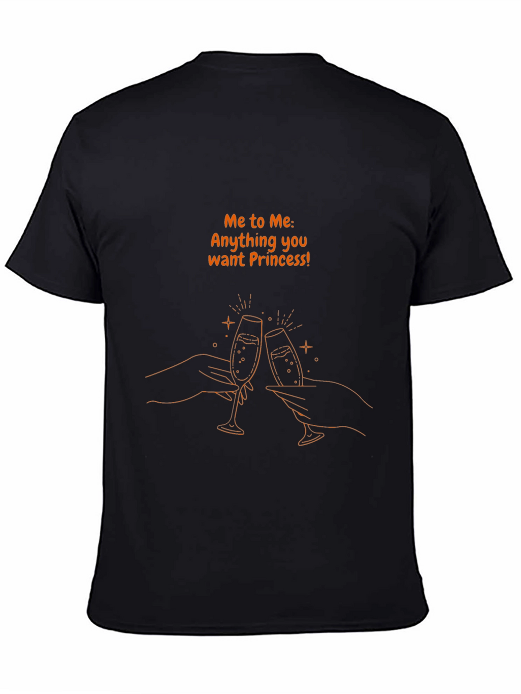 Princess Toast Black T-Shirt