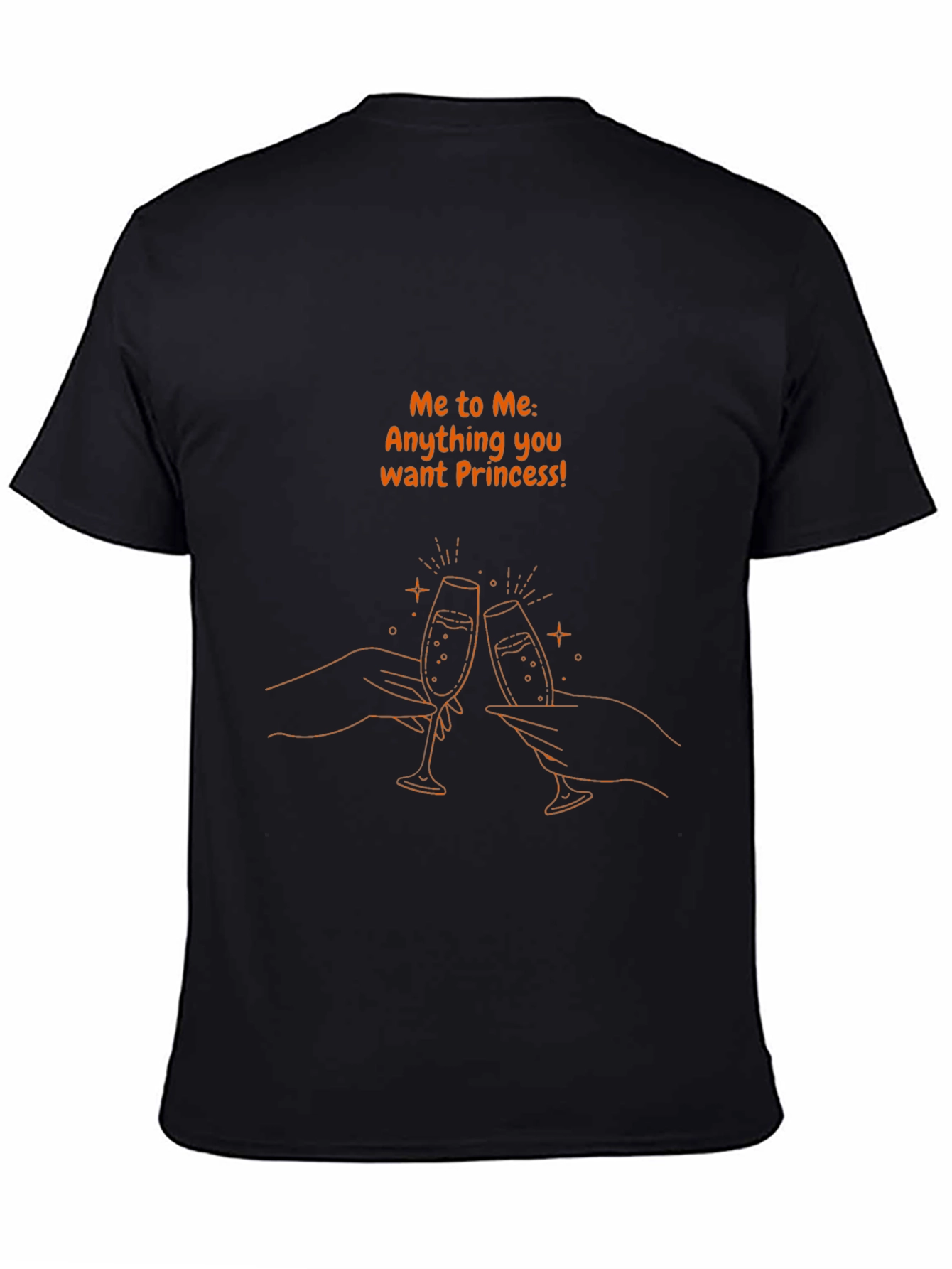 Princess Toast Black T-Shirt