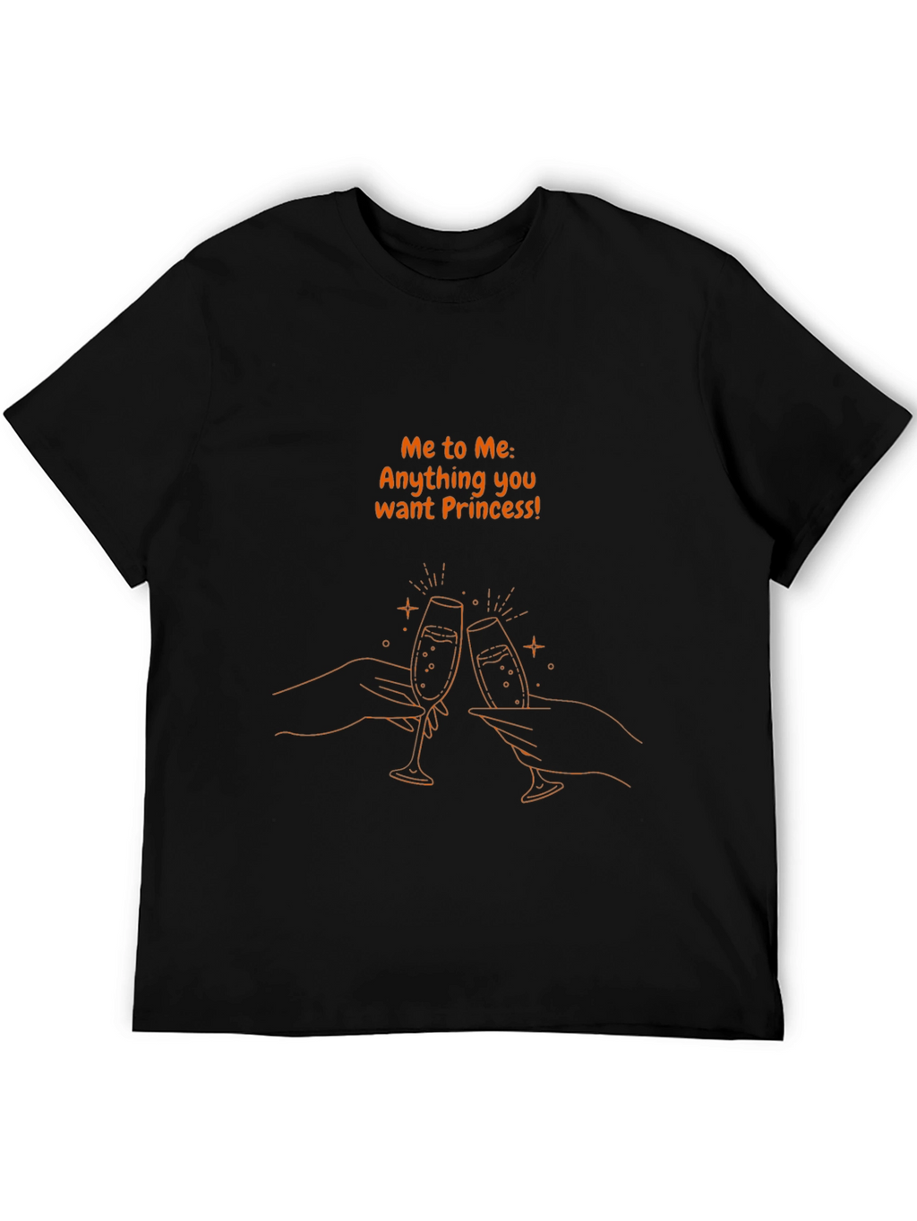 Princess Toast Black T-Shirt