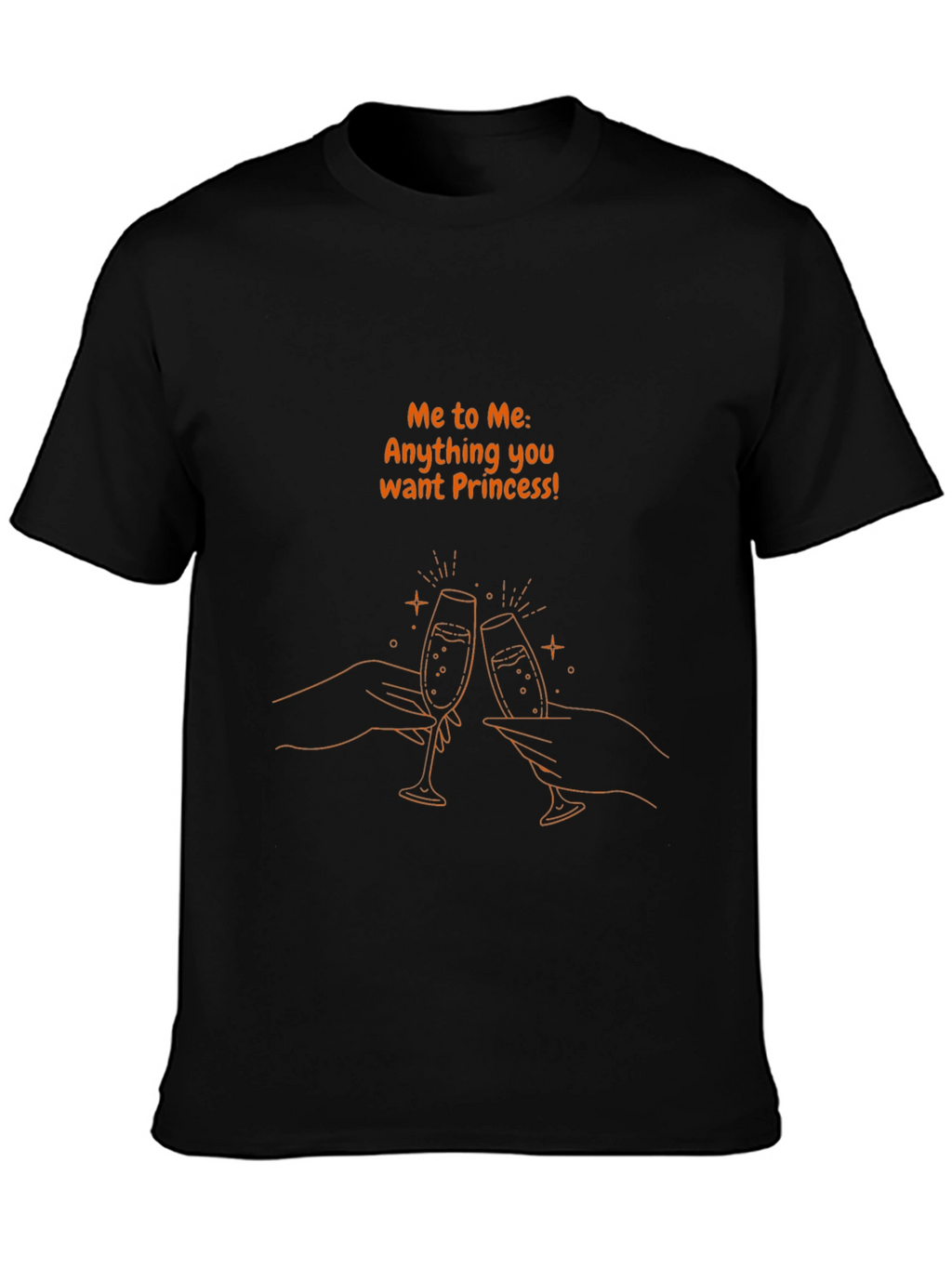 Princess Toast Black T-Shirt