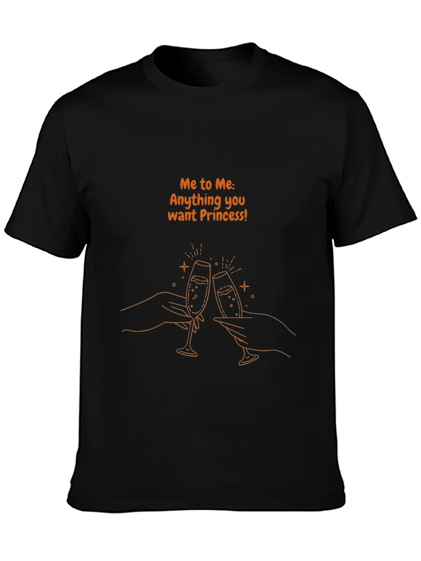 Princess Toast Black T-Shirt