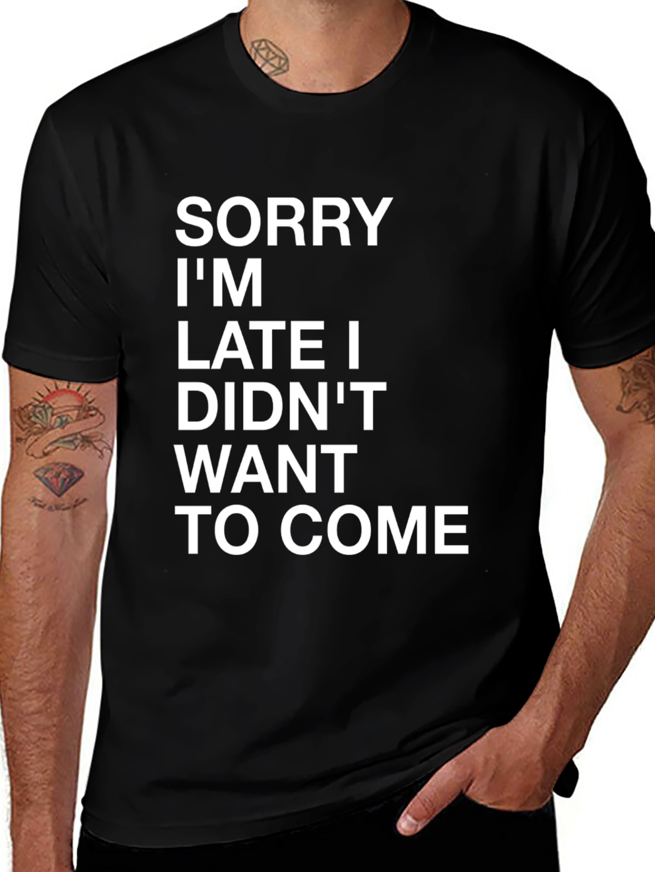 Sorry Im Late Graphic Tee